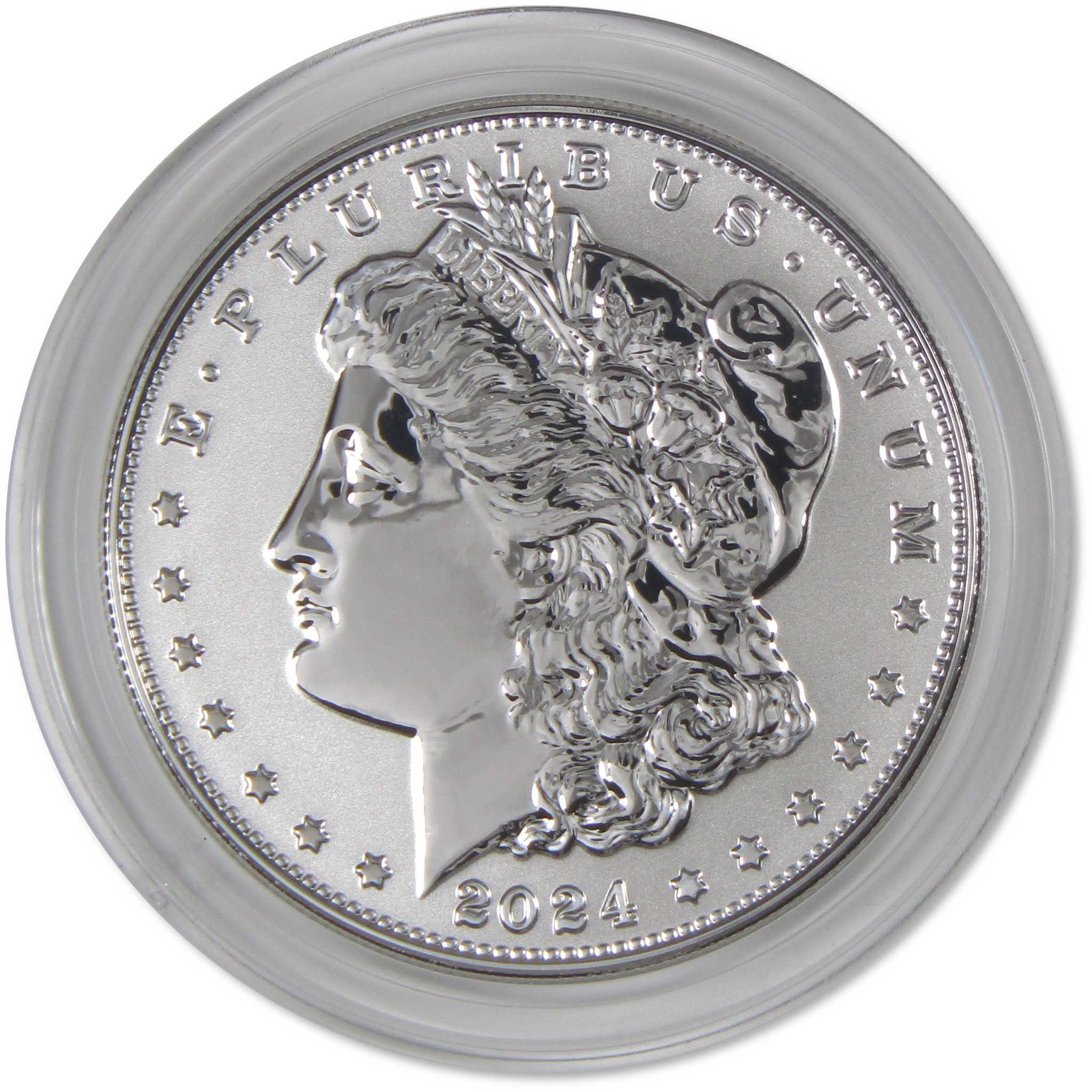 2025 Morgan and Peace Dollar Reverse Proof Two-Coin Set OGP COA