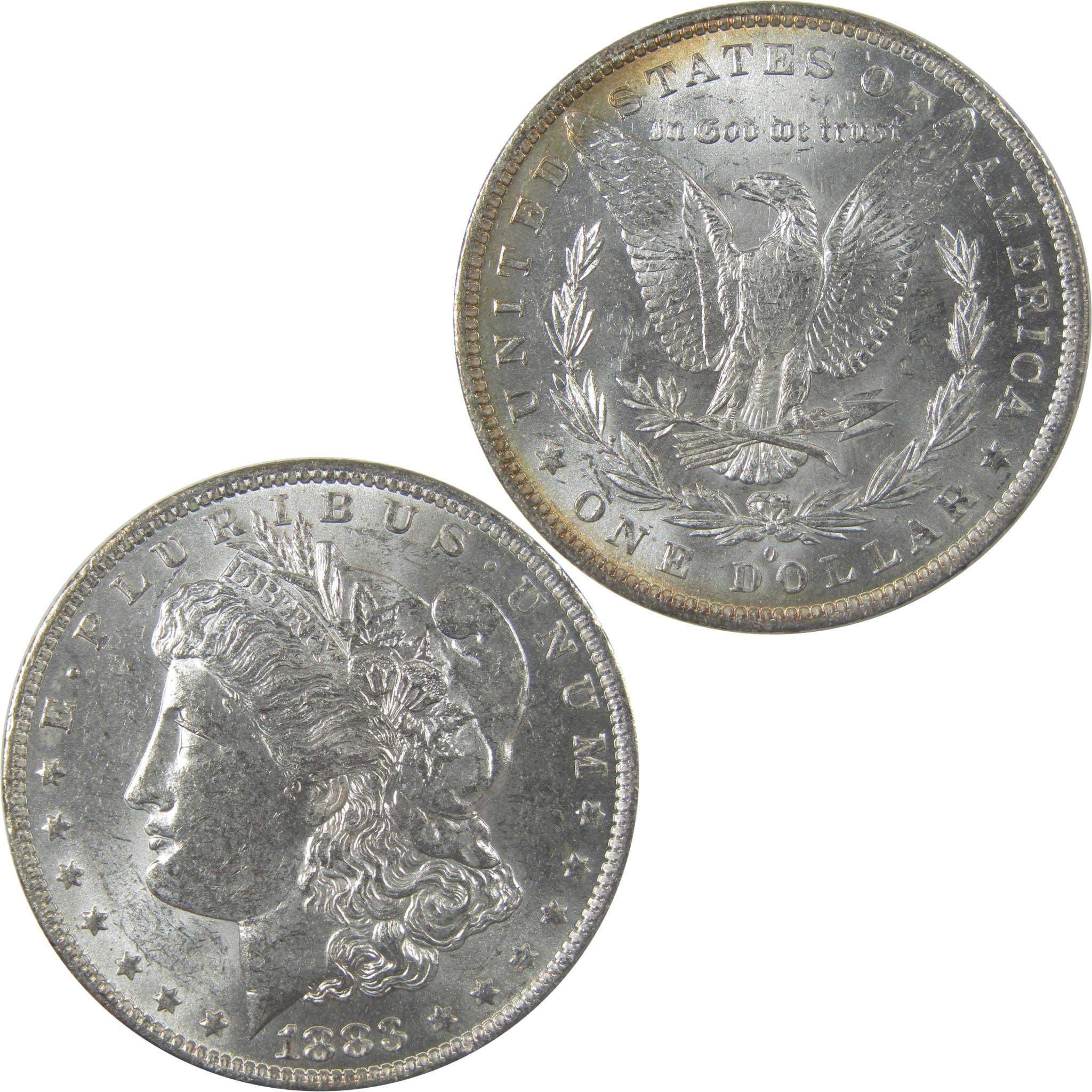 1883 O Morgan Silver Dollar Uncirculated Mint State Toned SKU:I24835