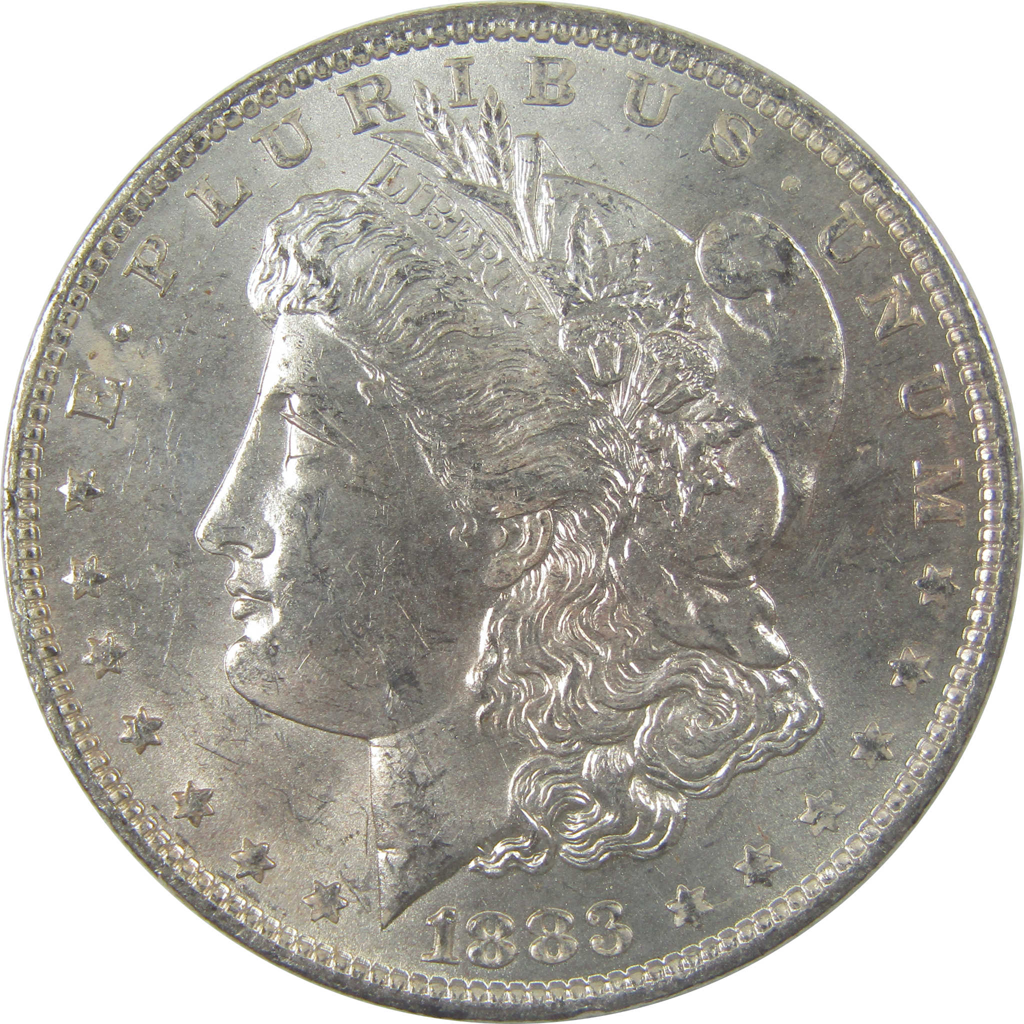 1883 O Morgan Silver Dollar Uncirculated Mint State Toned SKU:I24837
