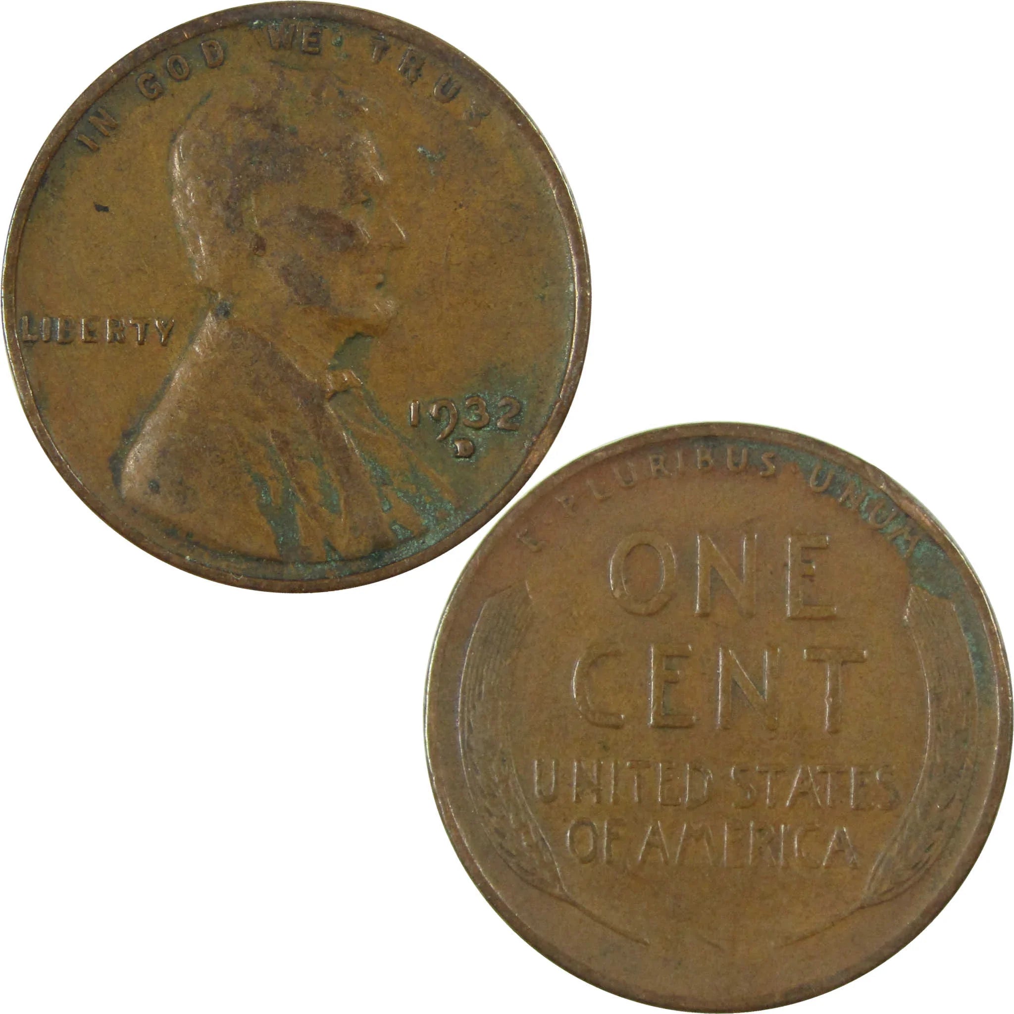 1932 D Lincoln Wheat Cent VF Very Fine Penny 1c Coin SKU:I26777