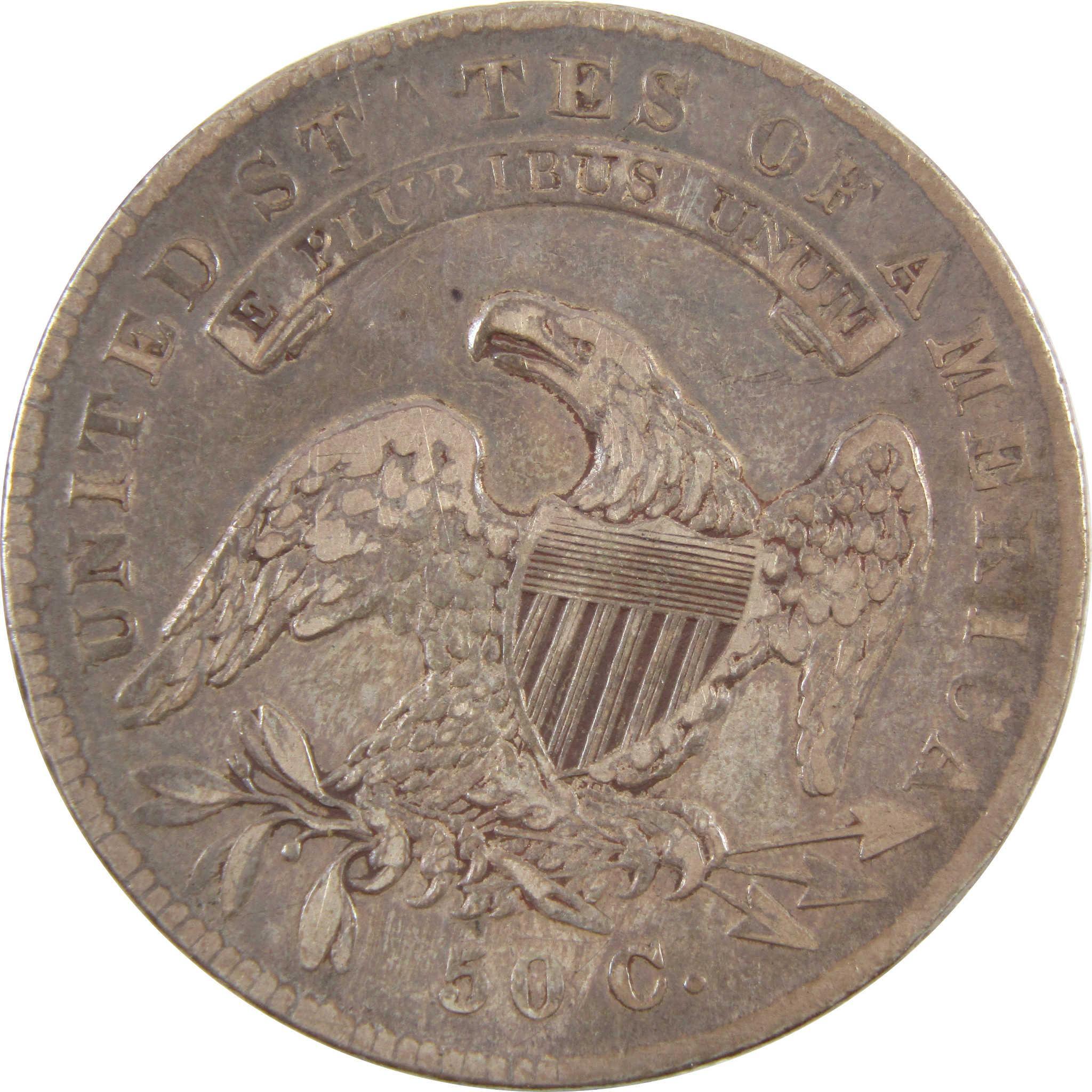 1834 Sm Date/Letters Lg Stars Capped Bust 50c VF/XF SKU:I11160
