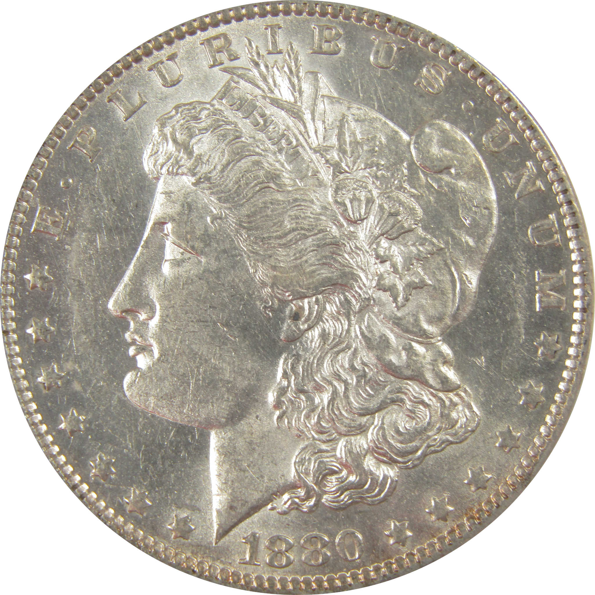 1880 O Morgan Dollar AU 55 ANACS Silver $1 Coin SKU:I20925 - Morgan coin - Morgan silver dollar - Morgan silver dollar for sale - Profile Coins & Collectibles