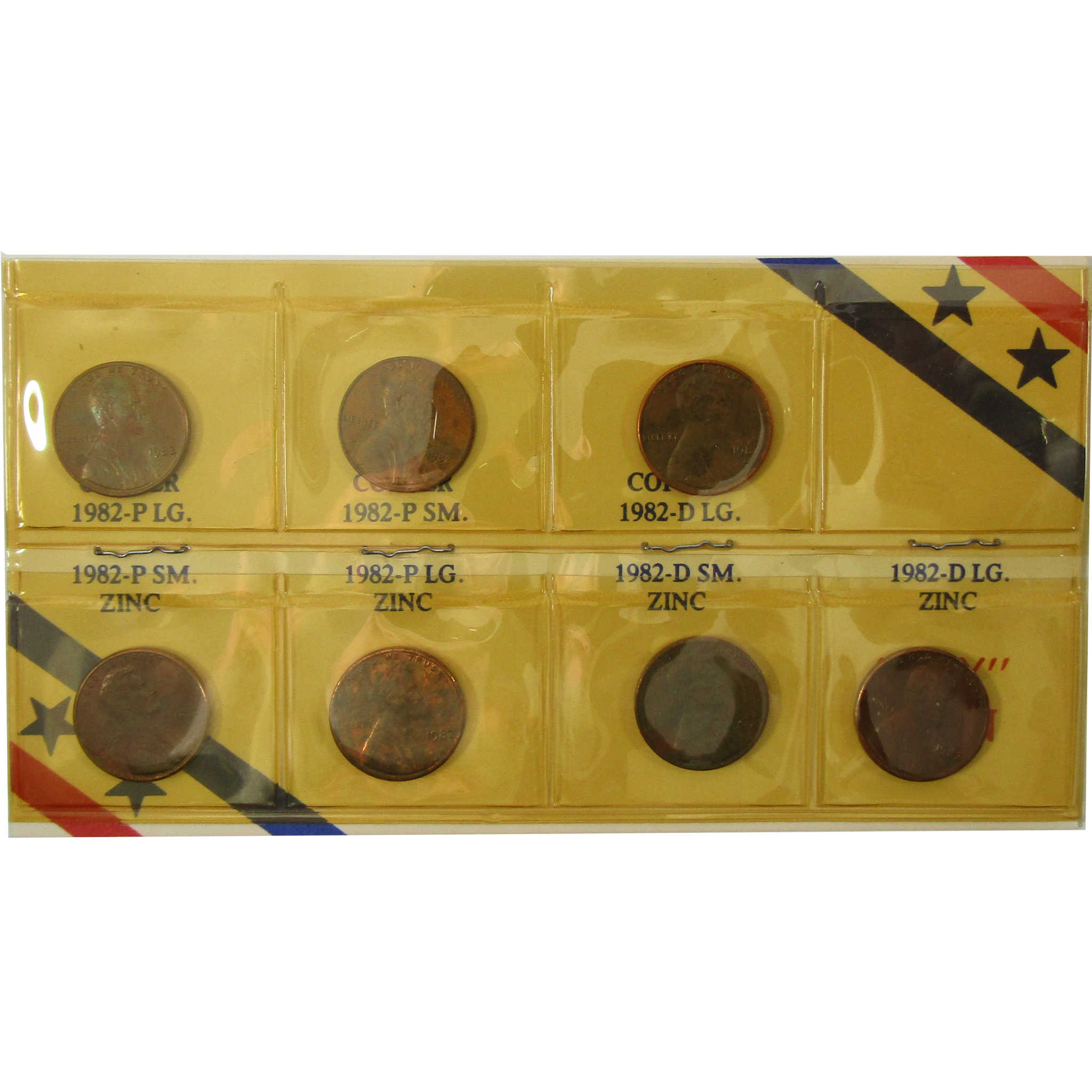 1982 P&D Unofficial 15-Coin Uncirculated Mint Set SKU:I28197