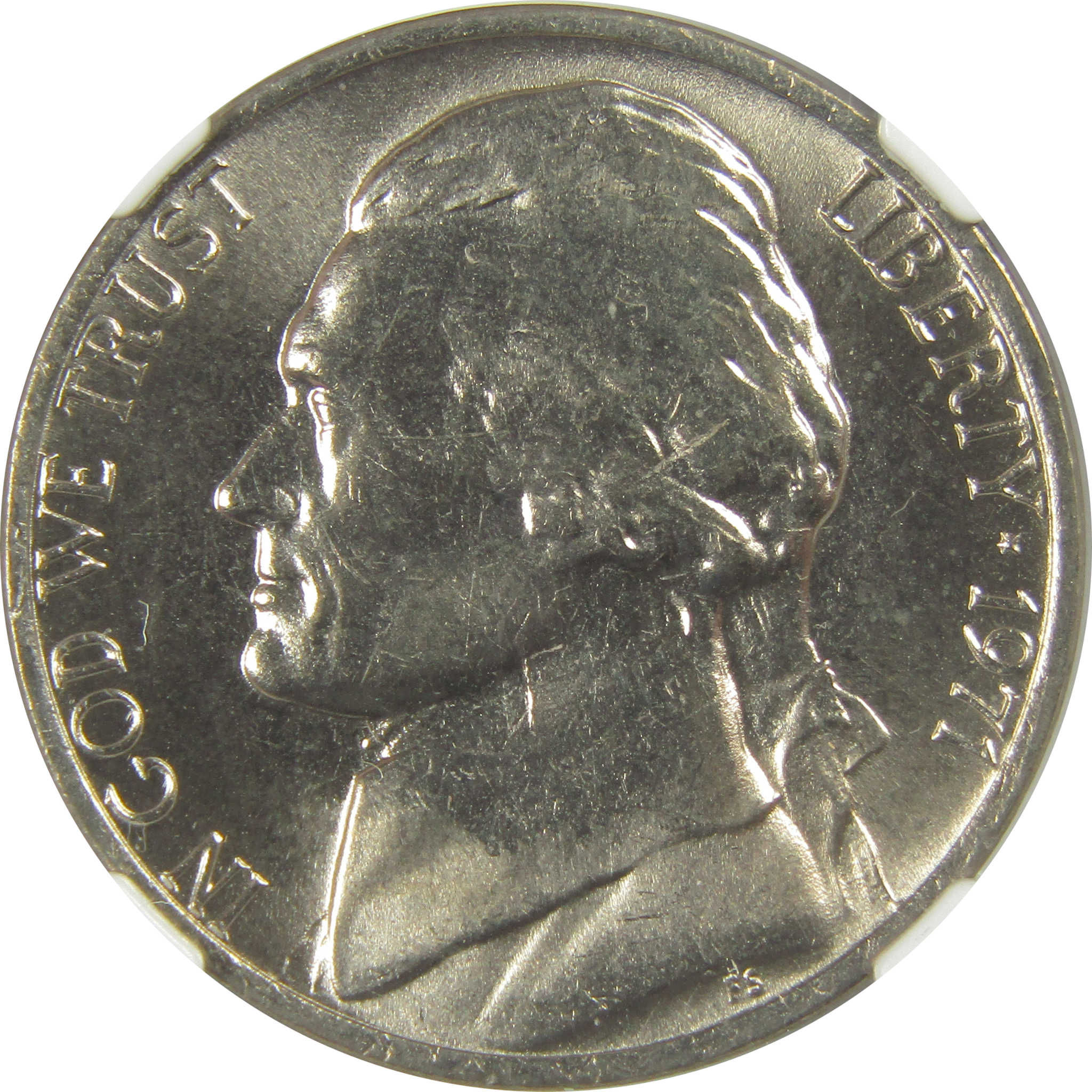 1971 Jefferson Nickel MS 66 NGC Original Bag Fragment SKU:I20335