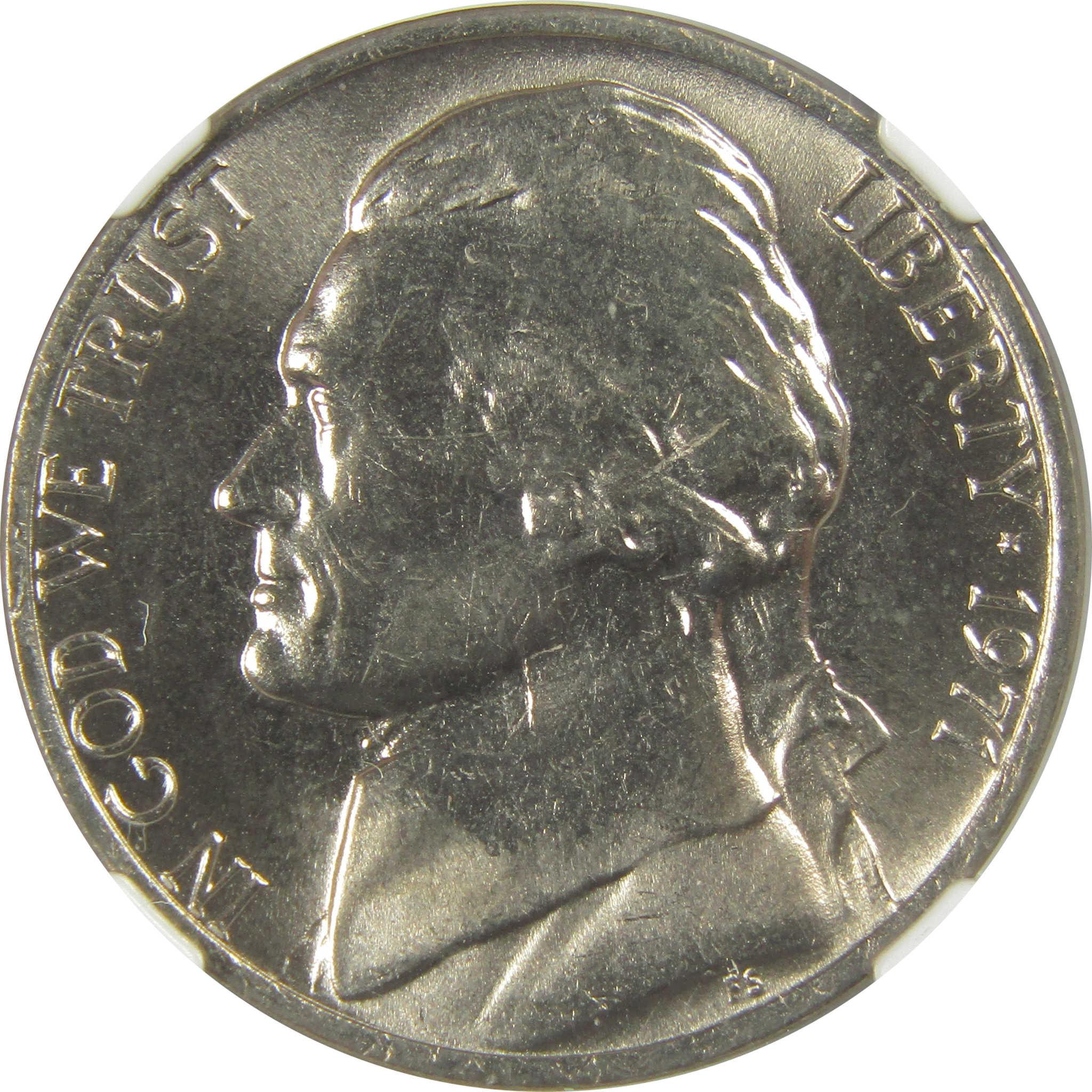 1971 Jefferson Nickel MS 66 NGC Original Bag Fragment SKU:I20335