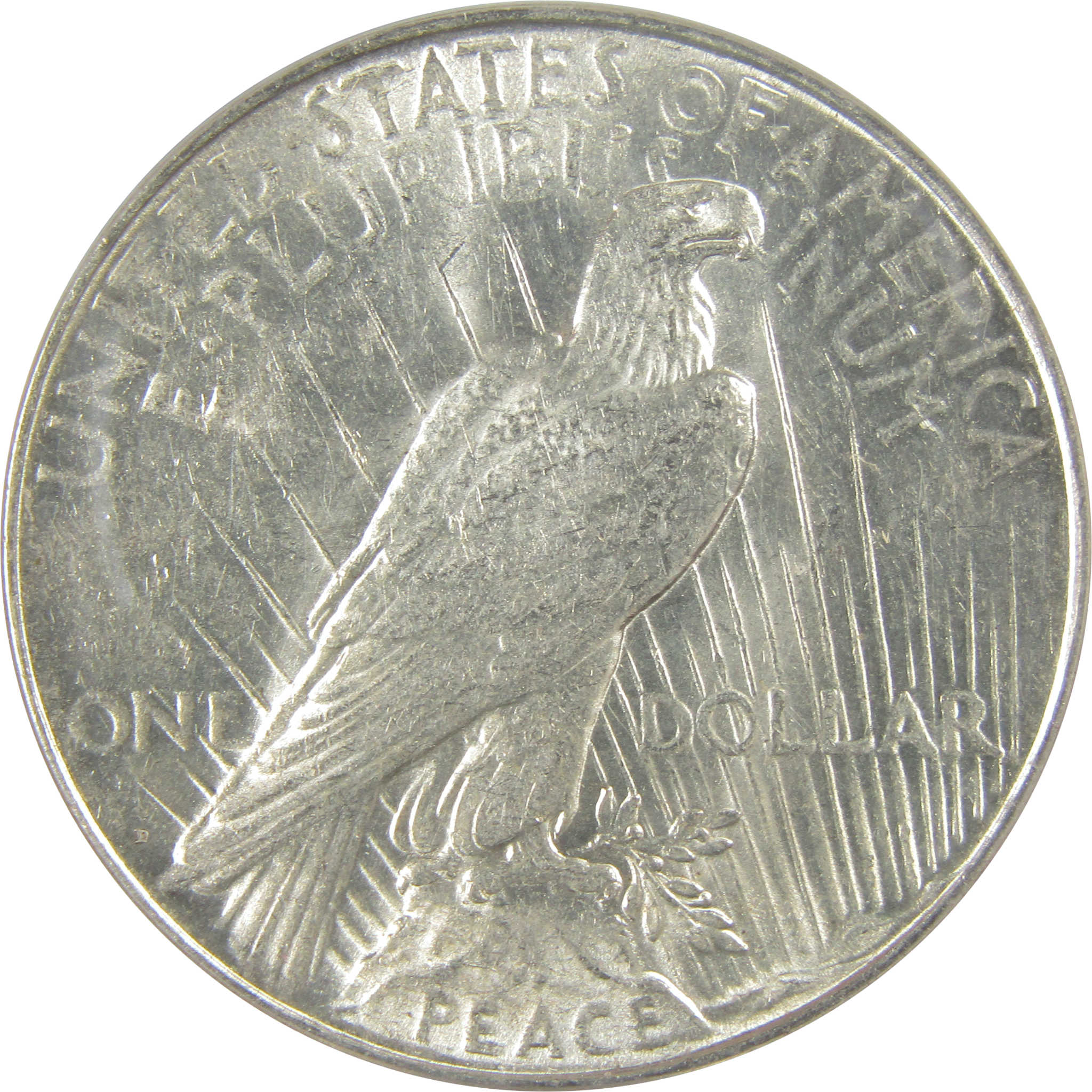1923 D Peace Dollar AU 55 ANACS Silver $1 Coin SKU:I20734