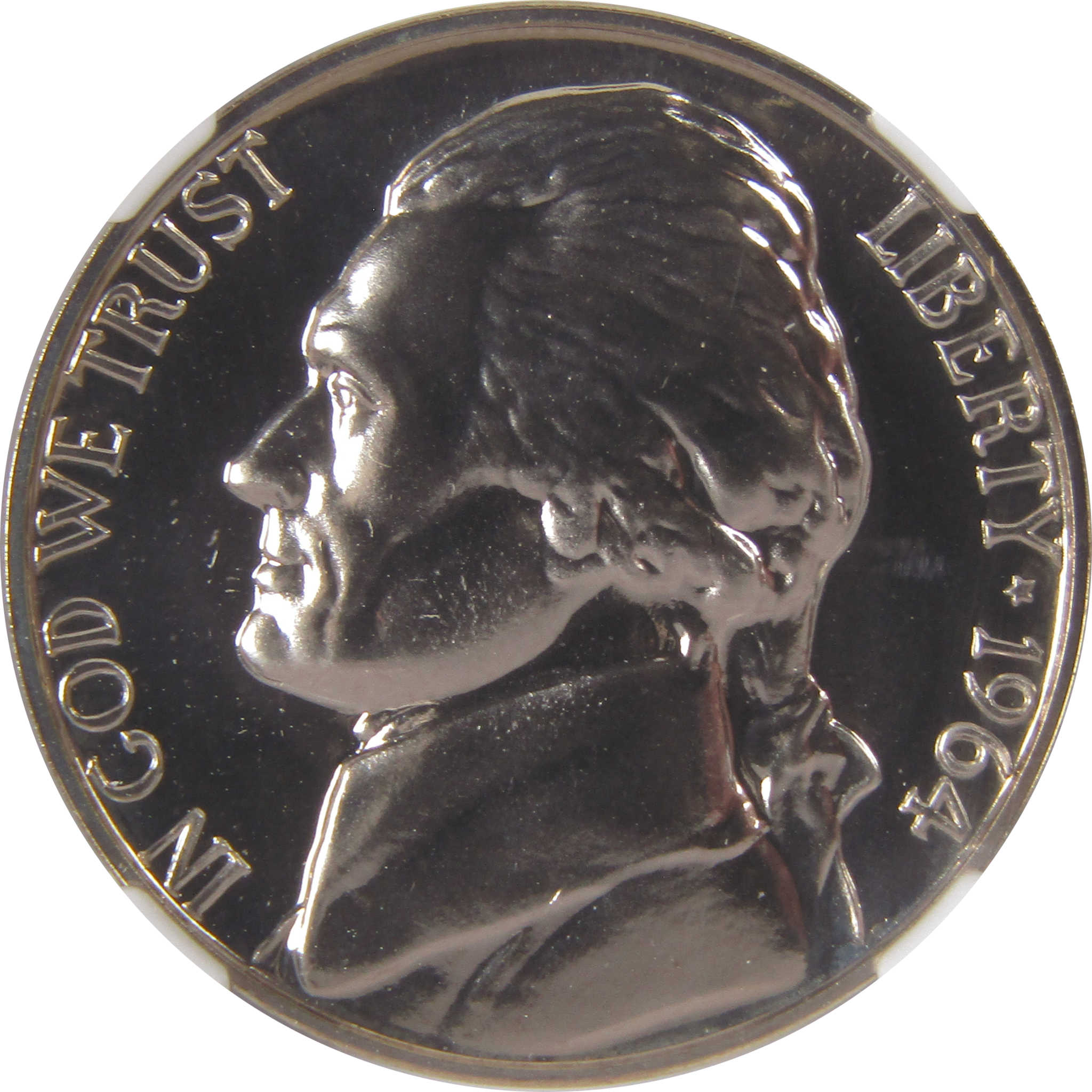 1964 Jefferson Nickel PF 68 NGC Proof 5c Coin SKU:CPC0127