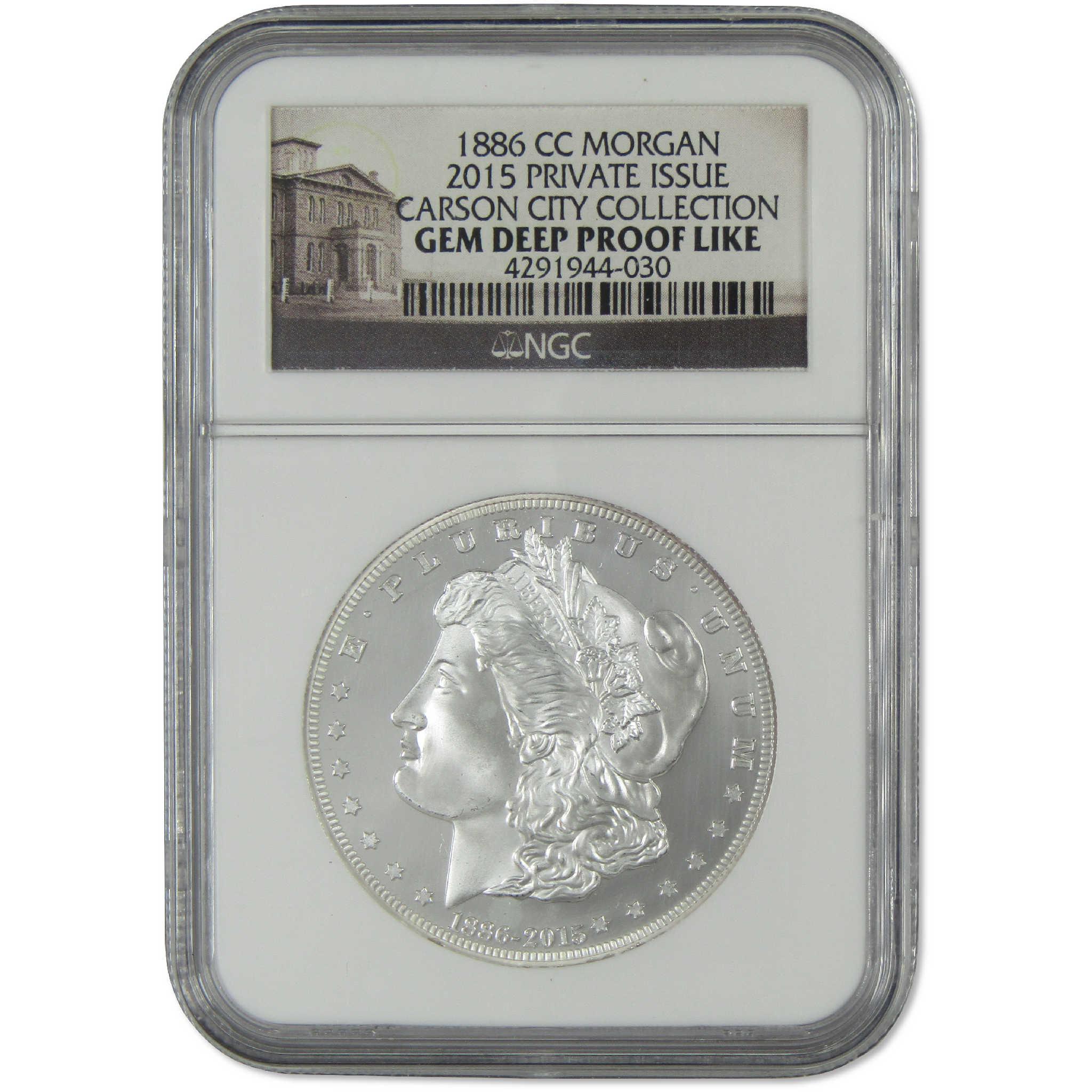 1886-1888 CC Morgan 2015 Private Issue Set Gem DPL NGC SKU:CPC7677
