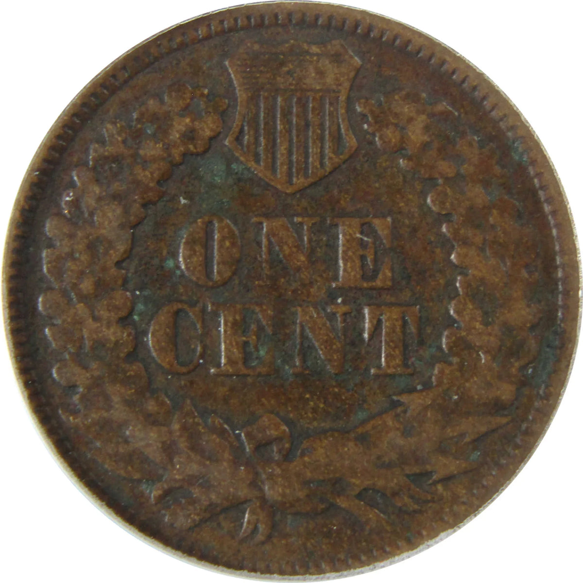 1864 L Indian Head Bronze Cent G 4 Details ANACS Penny SKU:I27958