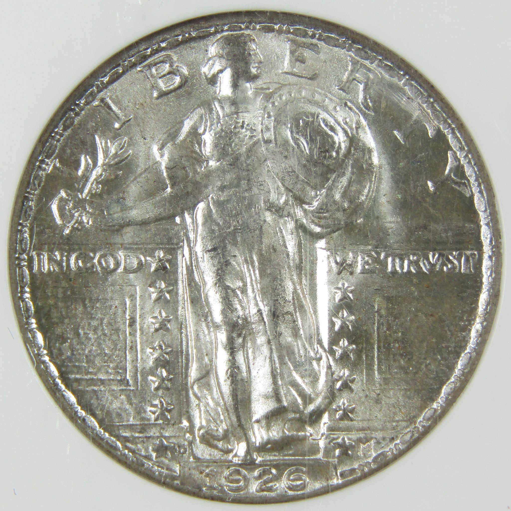 1926 D Standing Liberty Silver Quarter MS 65 NGC Uncirculated 25c Coin