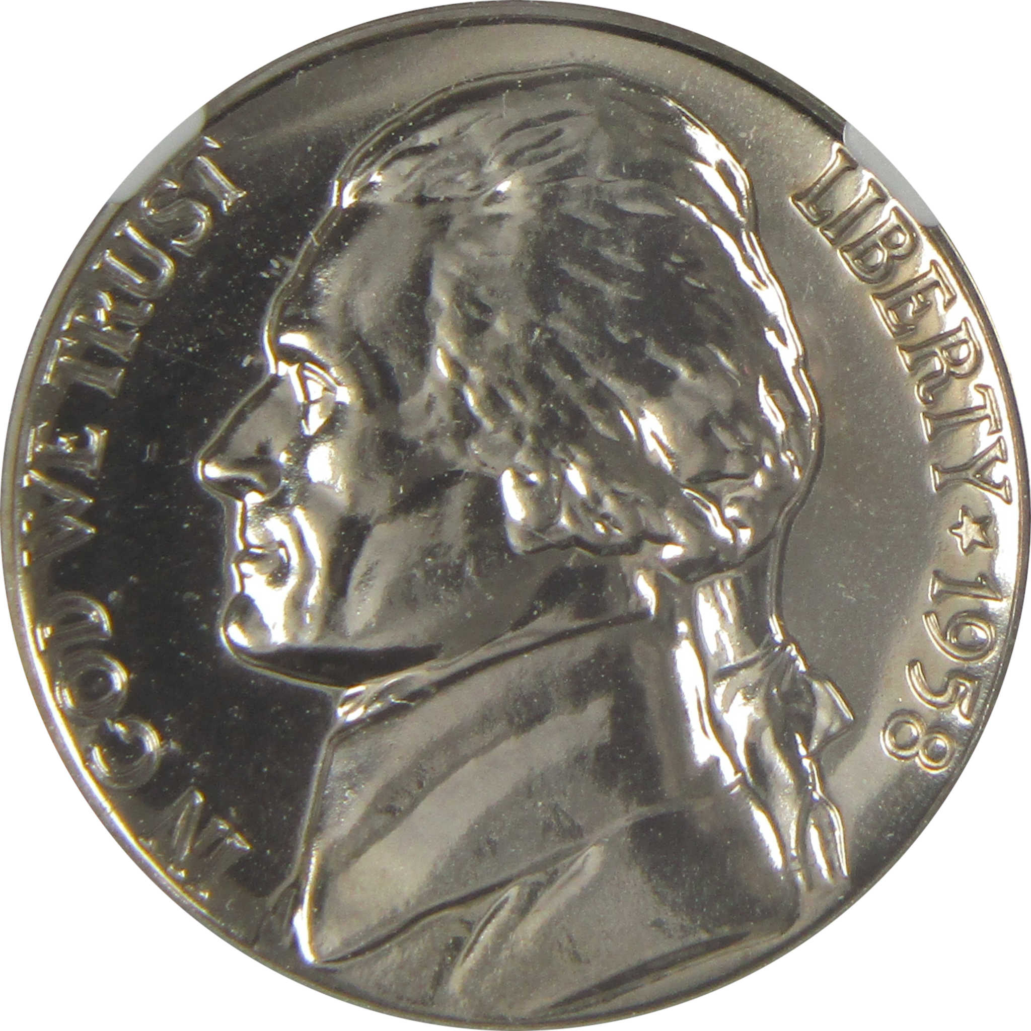 1958 Jefferson Nickel PF 68 NGC Proof 5c Coin SKU:I20647