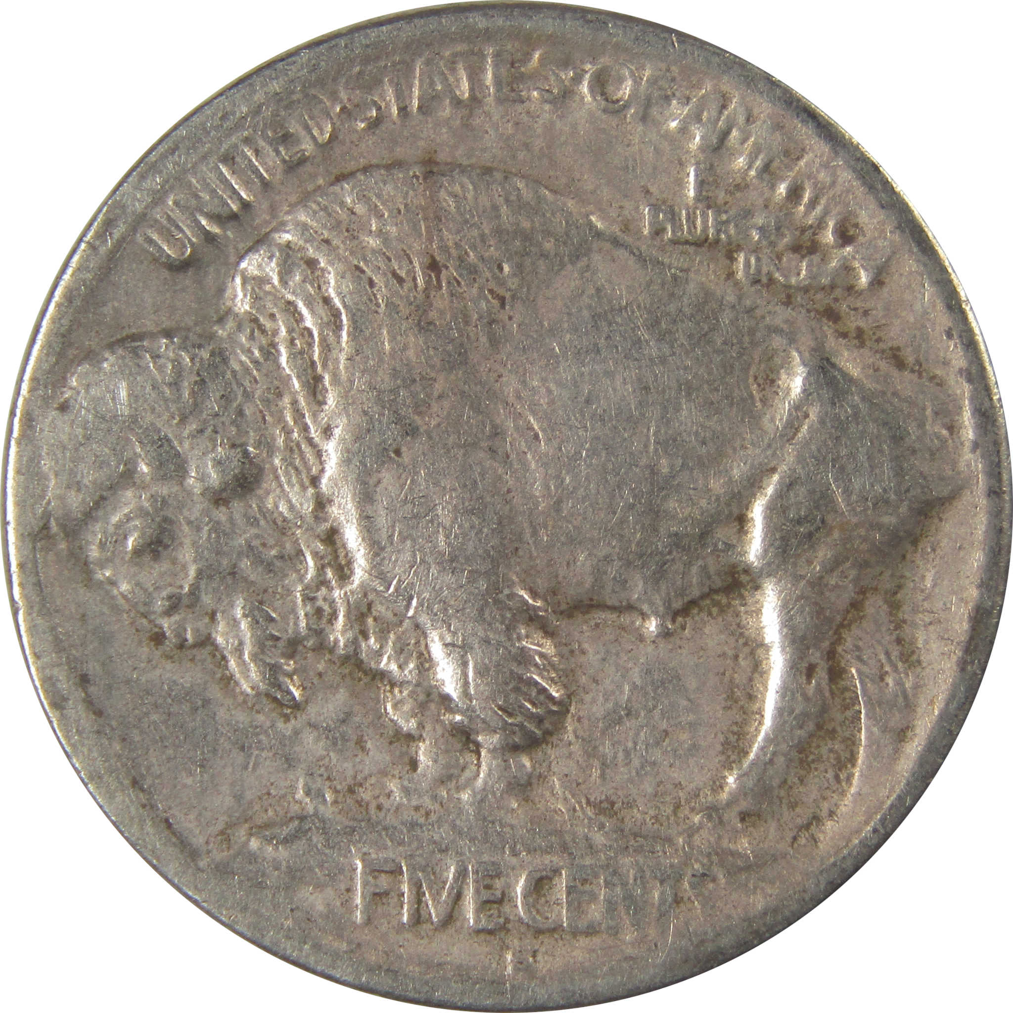 1913 S Type 1 Indian Head Buffalo Nickel F Fine Details SKU:I22903