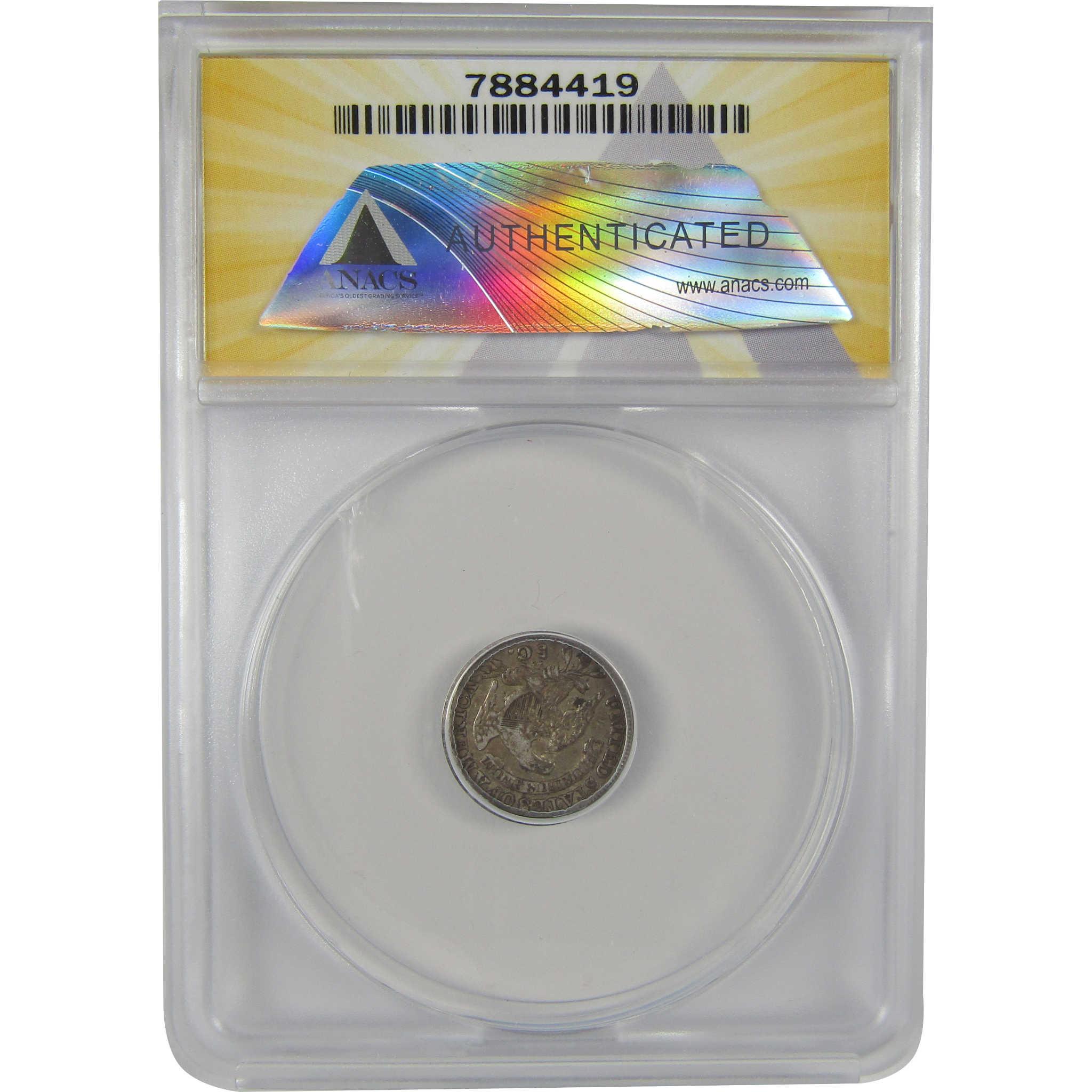 1835 Sm Date 5C Capped Bust Half Dime VF 20 Details ANACS SKU:I20107