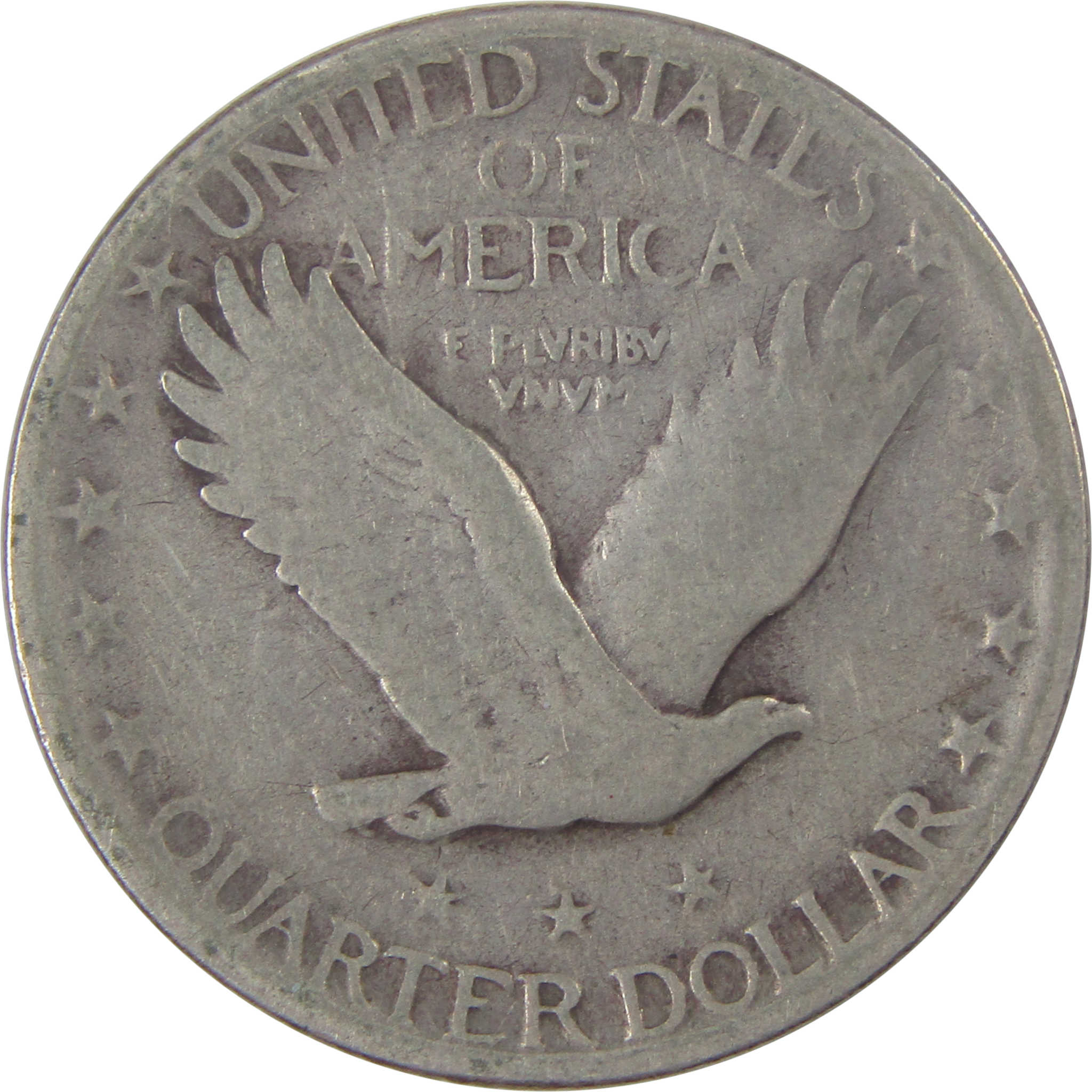 1927 S Standing Liberty Quarter VG Very Good Silver 25c SKU:I17367