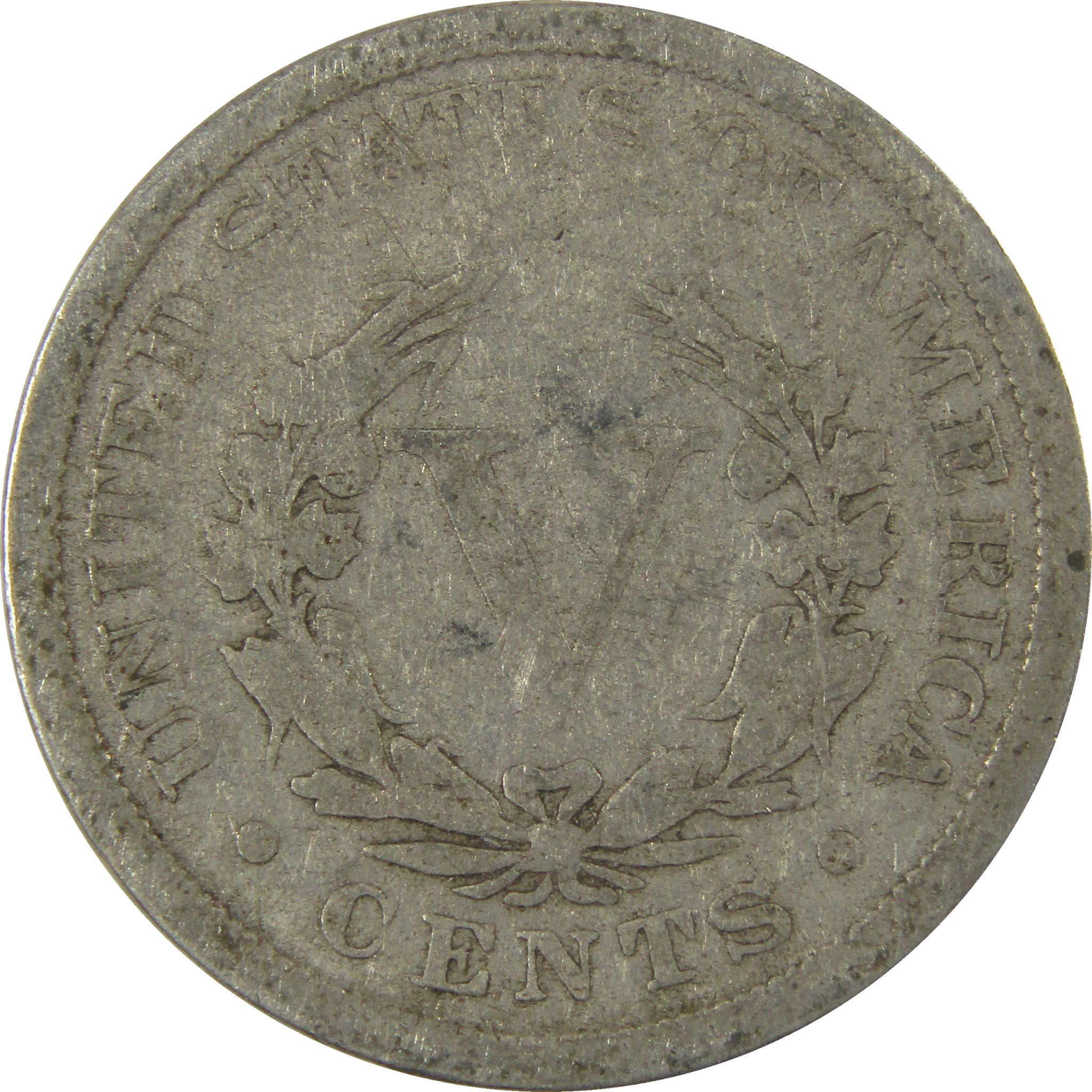 1902 Liberty Head V Nickel G Good 5c Coin SKU:I27214