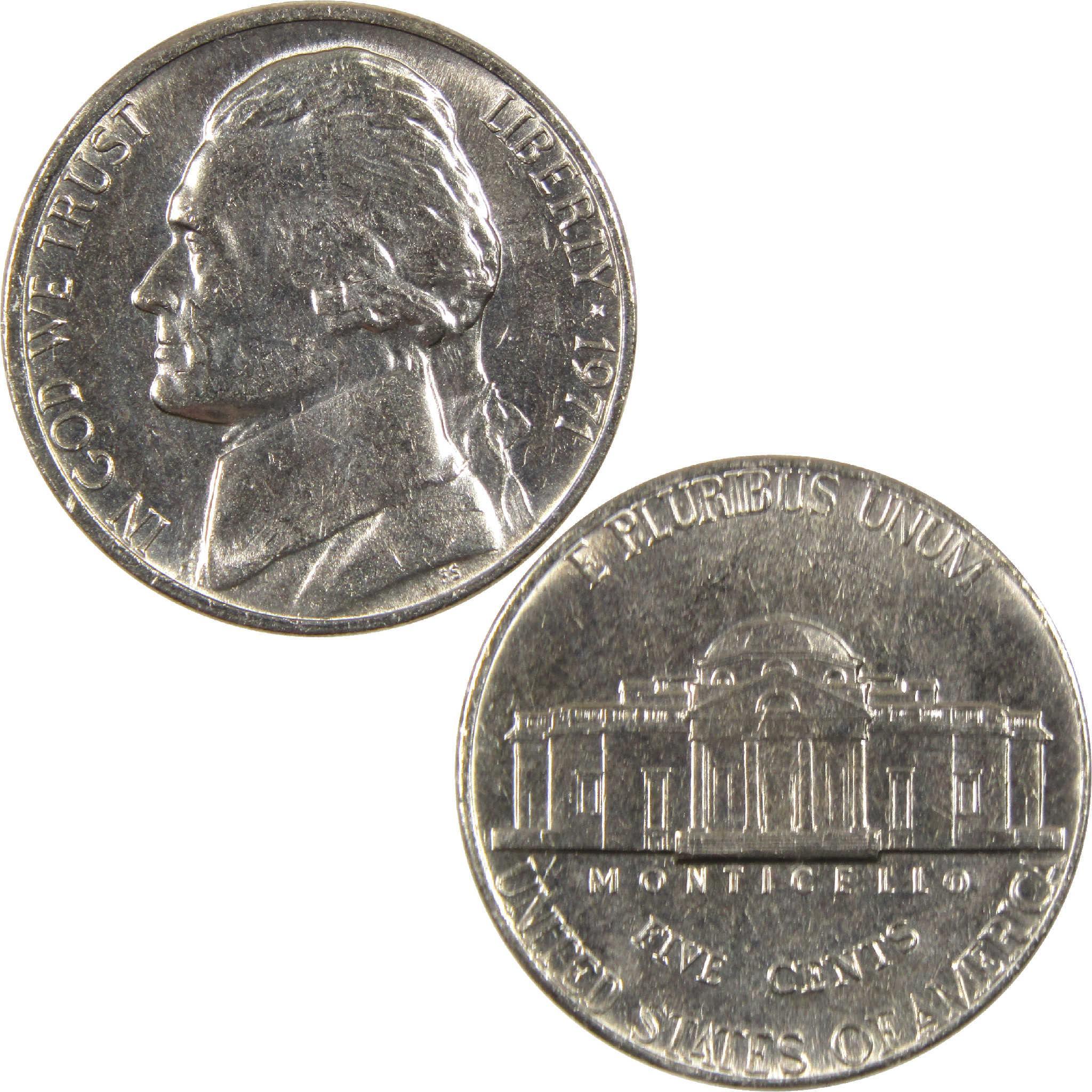 1971 Jefferson nickel collectible coin showing obverse portrait and Monticello reverse
