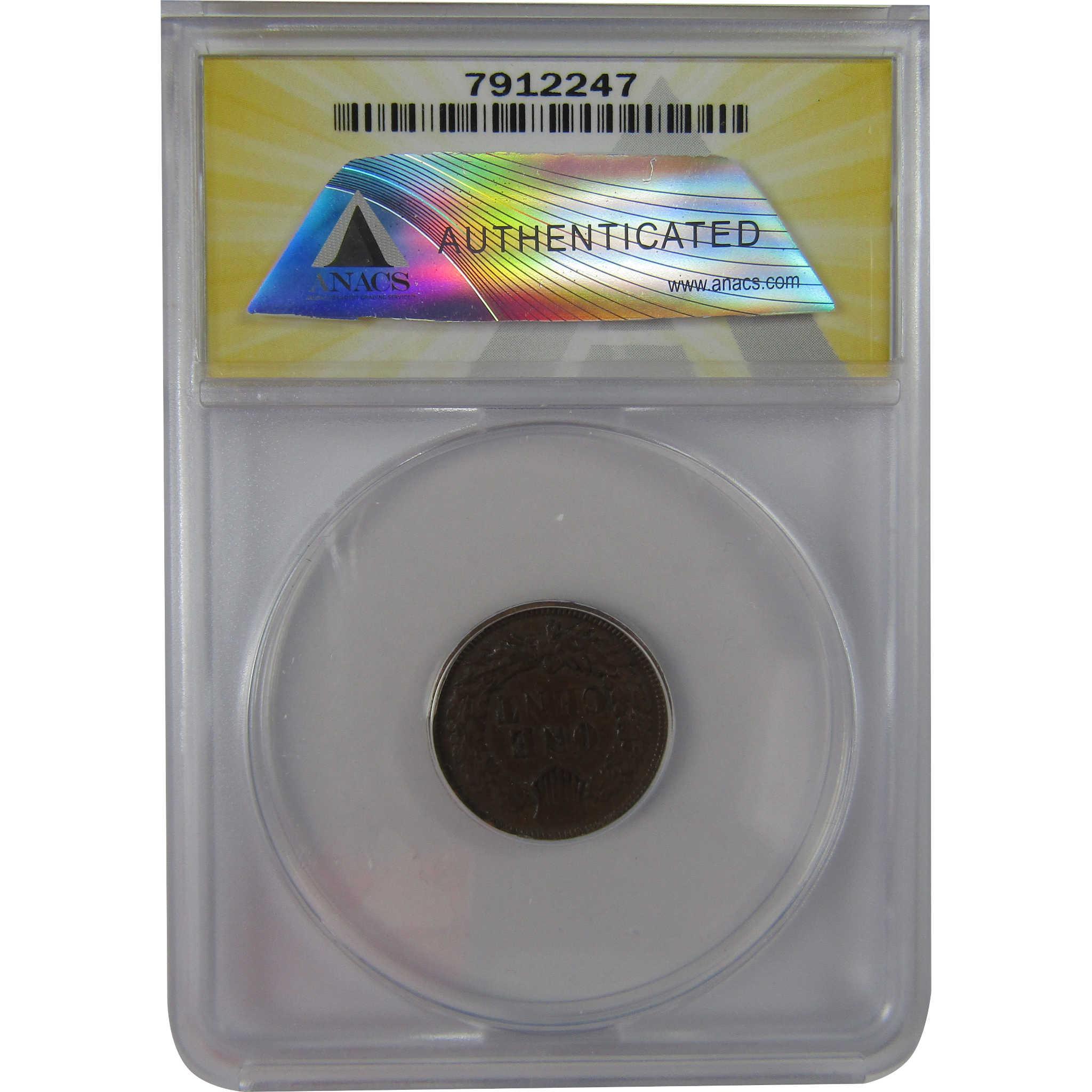 1872 Indian Head Cent EF 40 Details ANACS Penny 1c Coin SKU:CPC1187