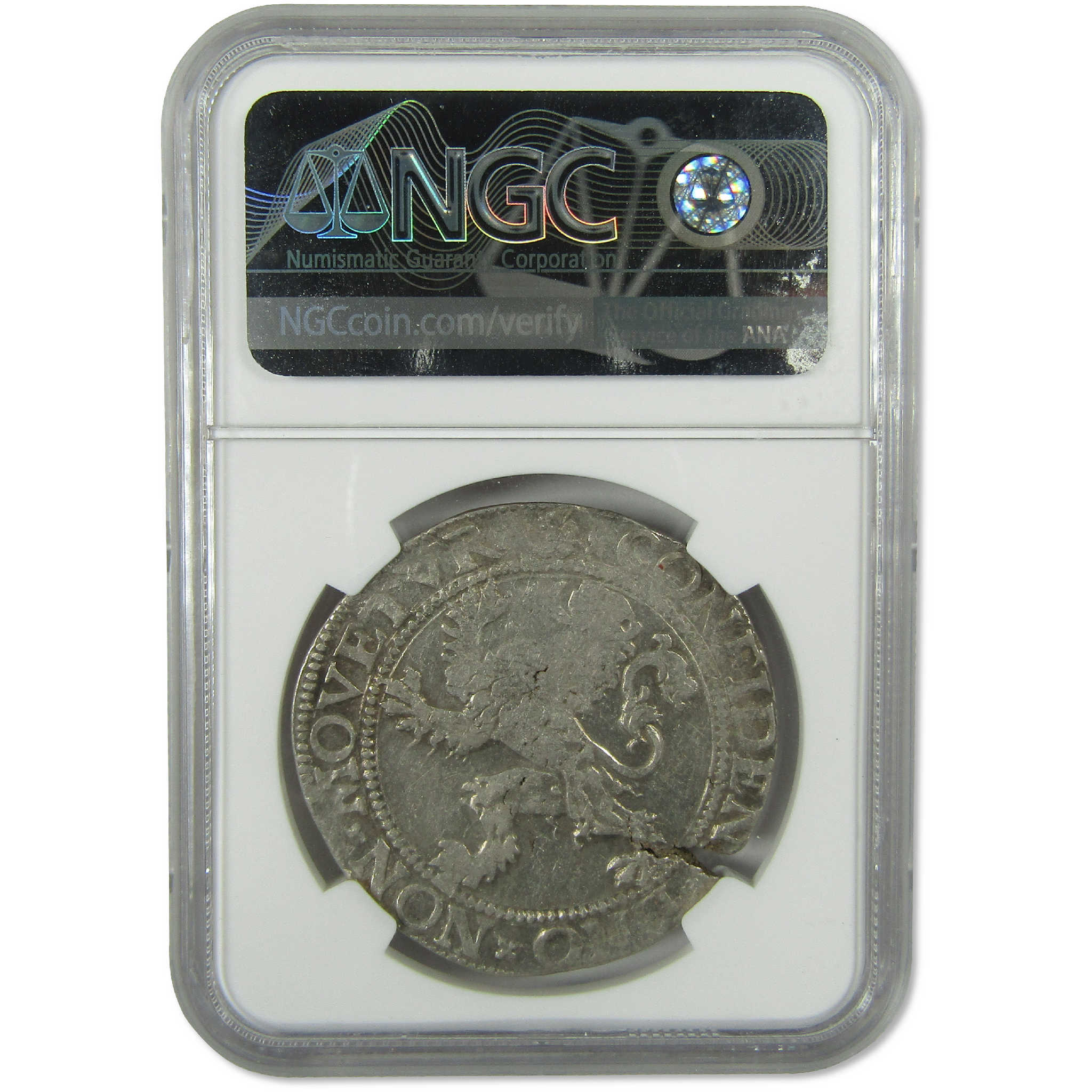 1576 Netherlands Lion Daalder Holland DAV-8838 AU 53 NGC SKU:CPC0577