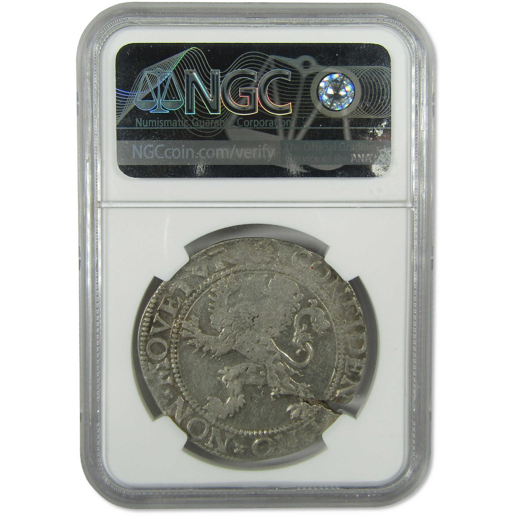 1576 Netherlands Lion Daalder Holland DAV-8838 AU 53 NGC SKU:CPC0577