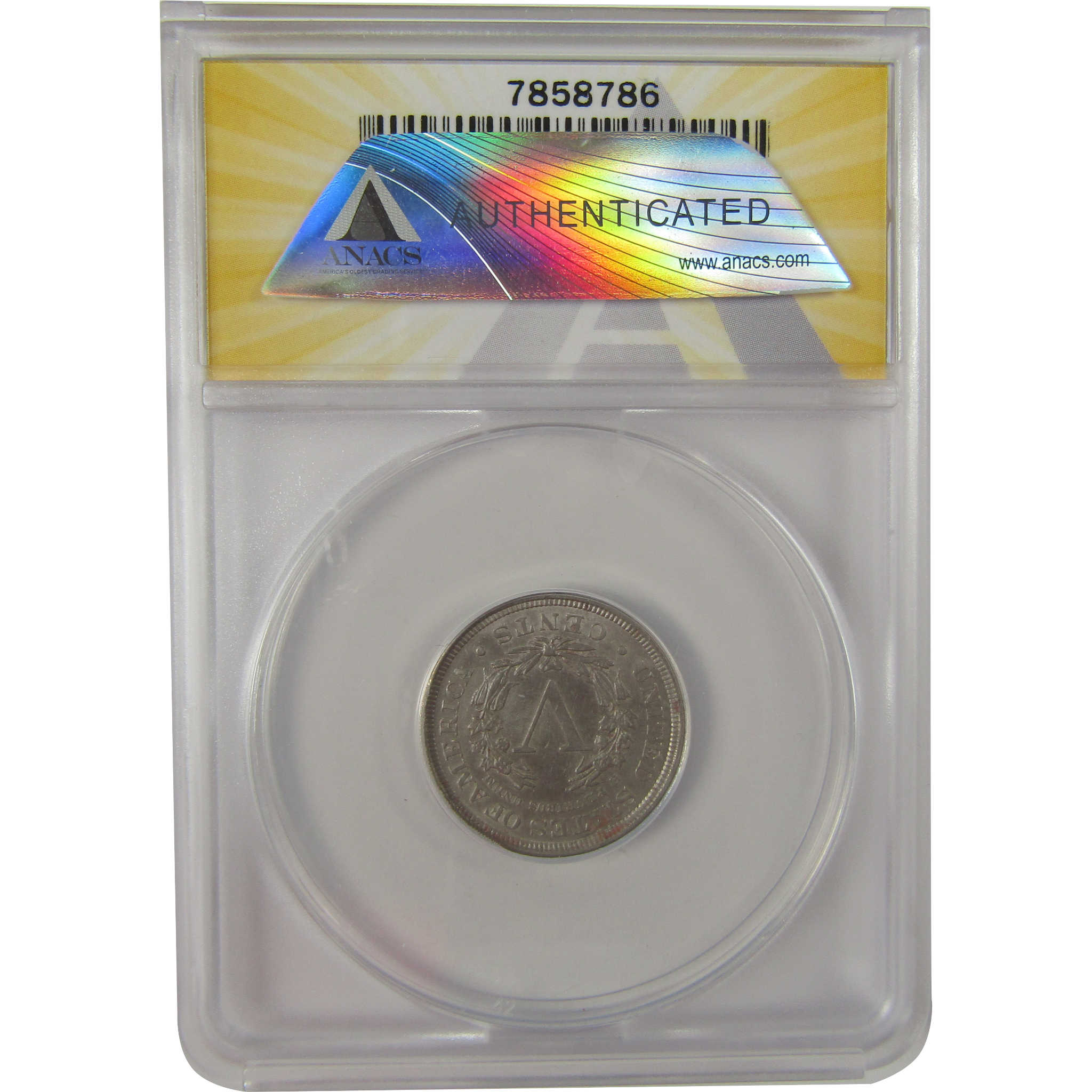 1902 Liberty Head V Nickel AU 55 Details ANACS 5c Coin SKU:I20138