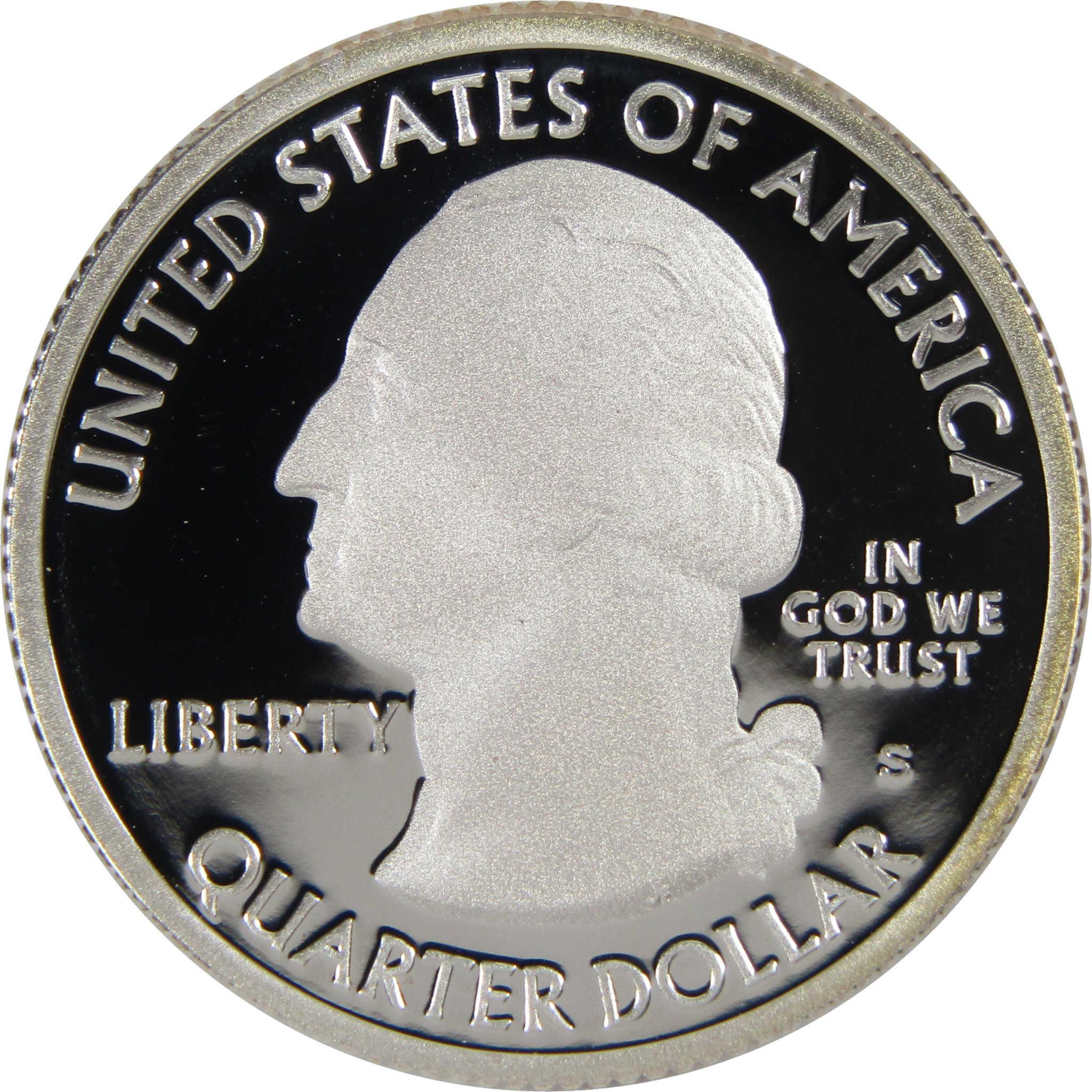 2019 S San Antonio Missions National Park Quarter Silver Proof Coin