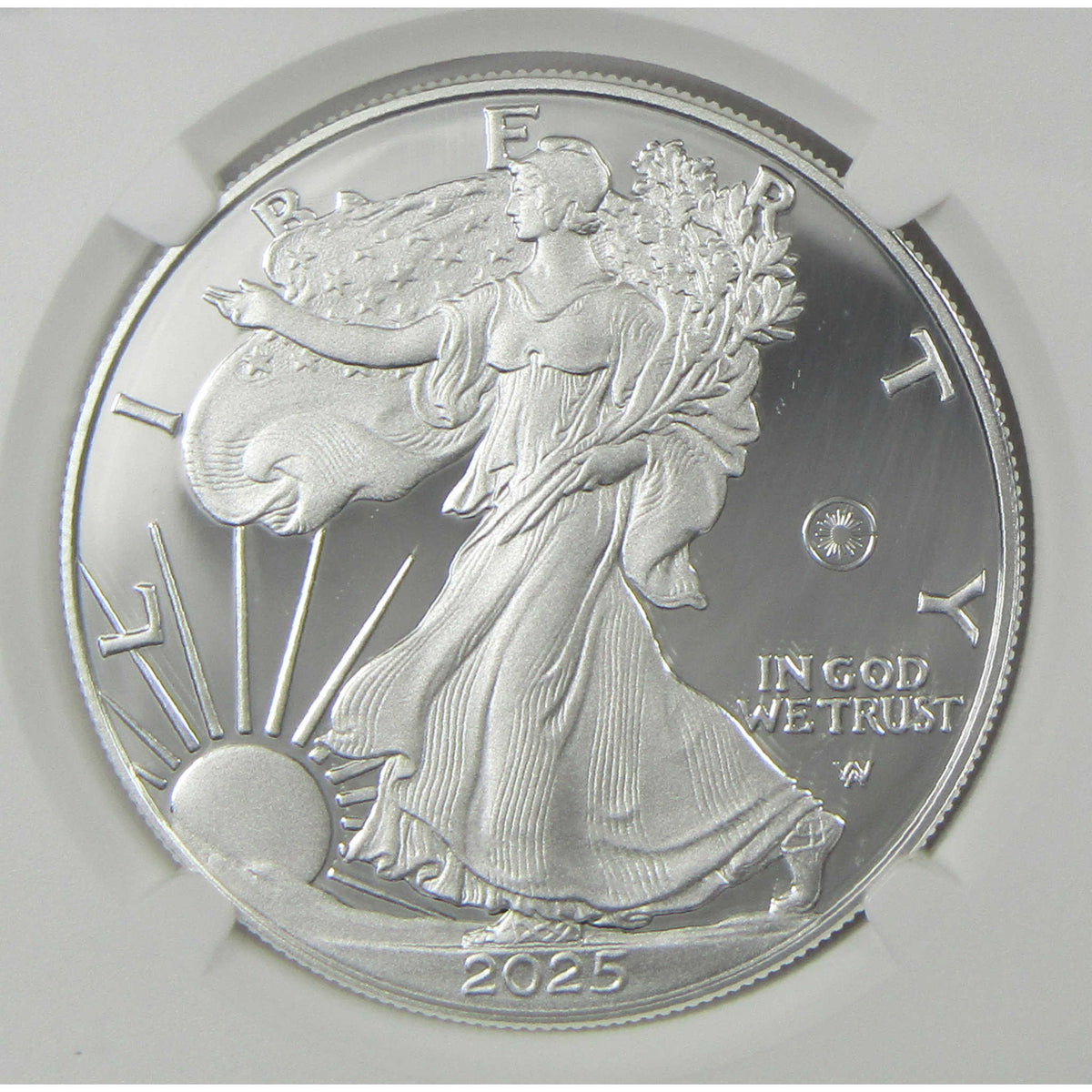 2025 W American Silver Eagle Laser-Engraved Privy Mark PF 70 UCAM NGC