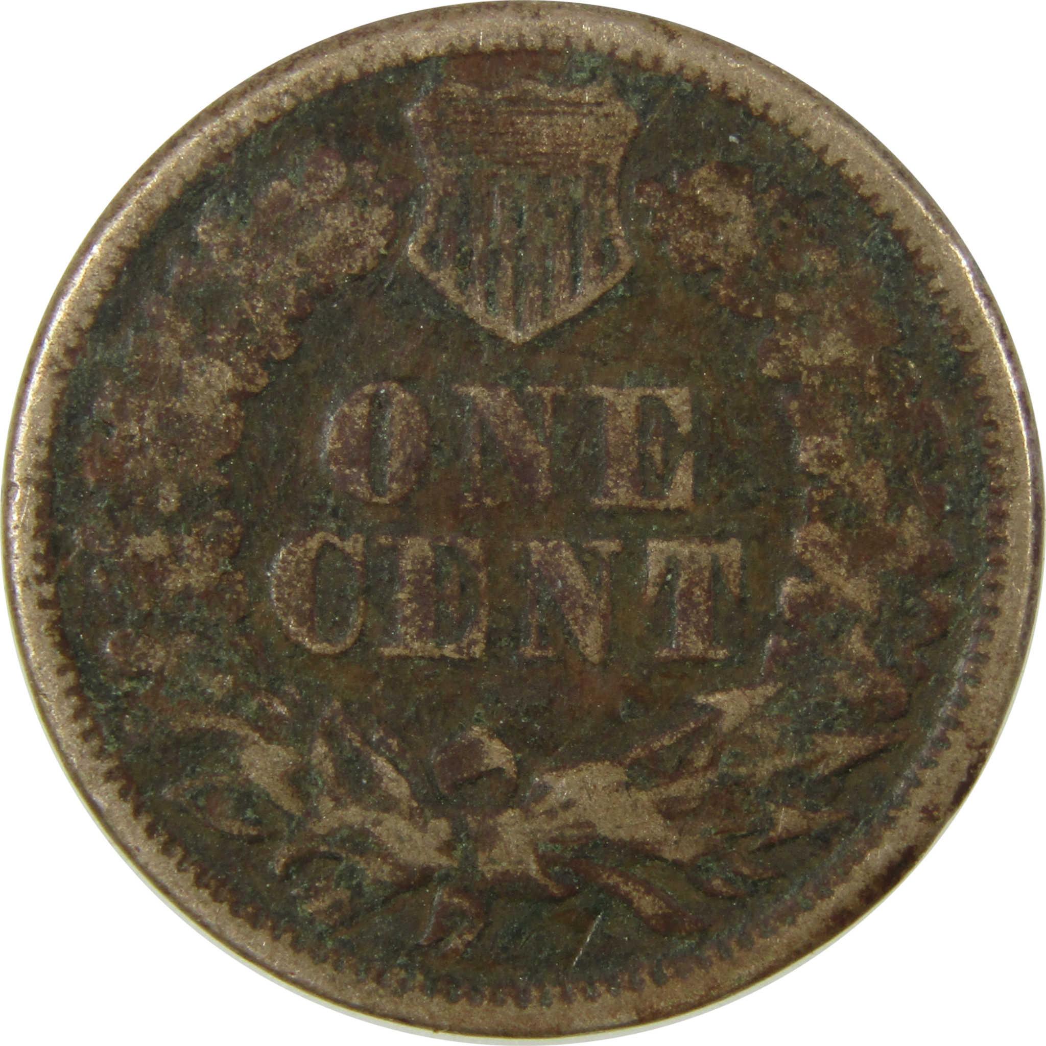 1861 Indian Head Cent G Good Details Penny 1c Coin SKU:CP1207