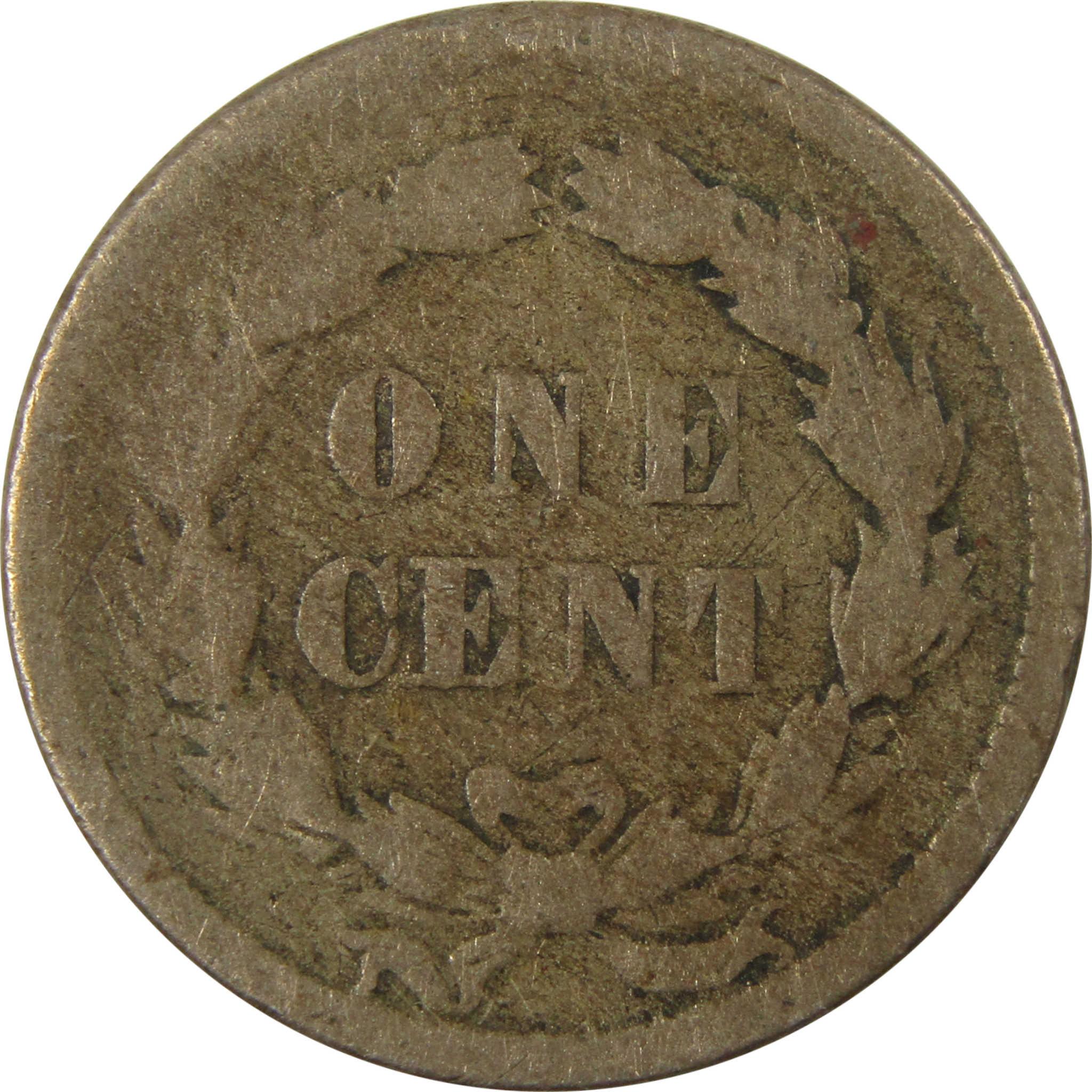 1859 Indian Head Cent AG About Good Penny 1c Coin SKU:CP1310