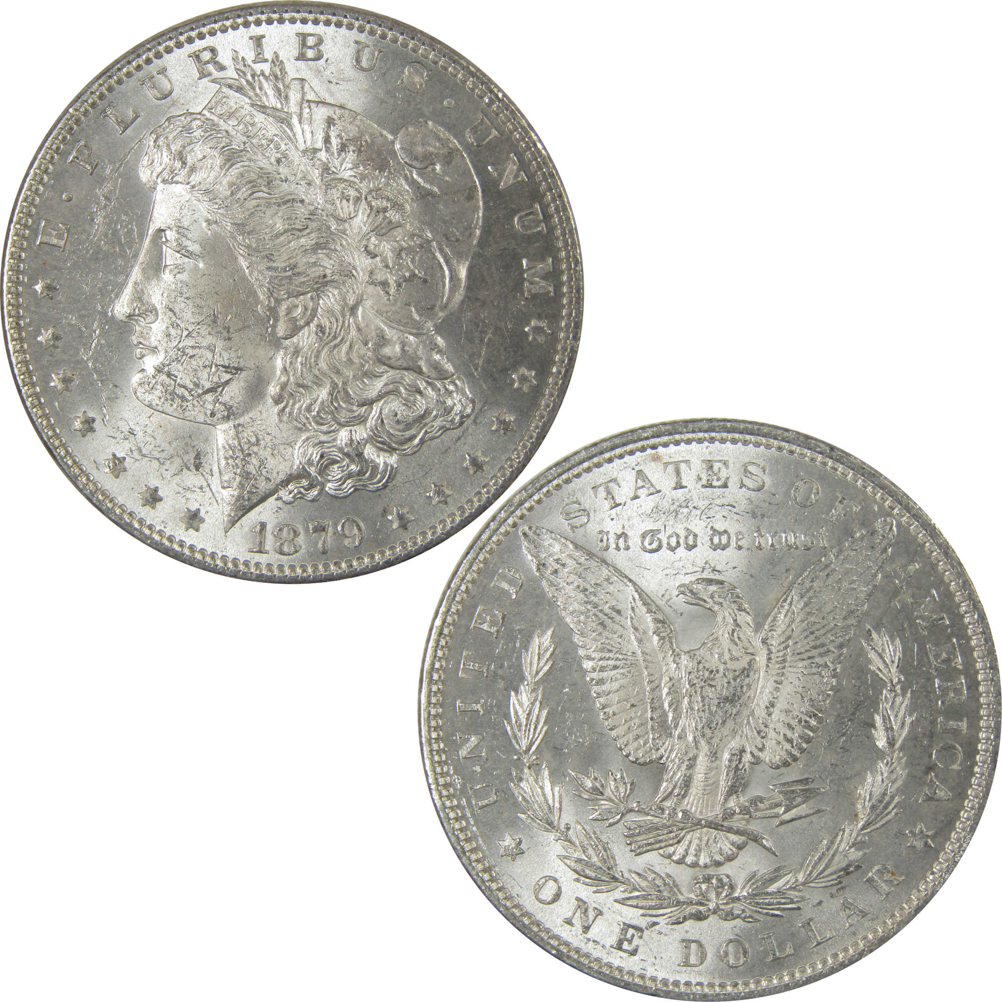 1879 Morgan Dollar Uncirculated Silver $1 Coin SKU:CPC1029 - Morgan coin - Morgan silver dollar - Morgan silver dollar for sale - Profile Coins & Collectibles