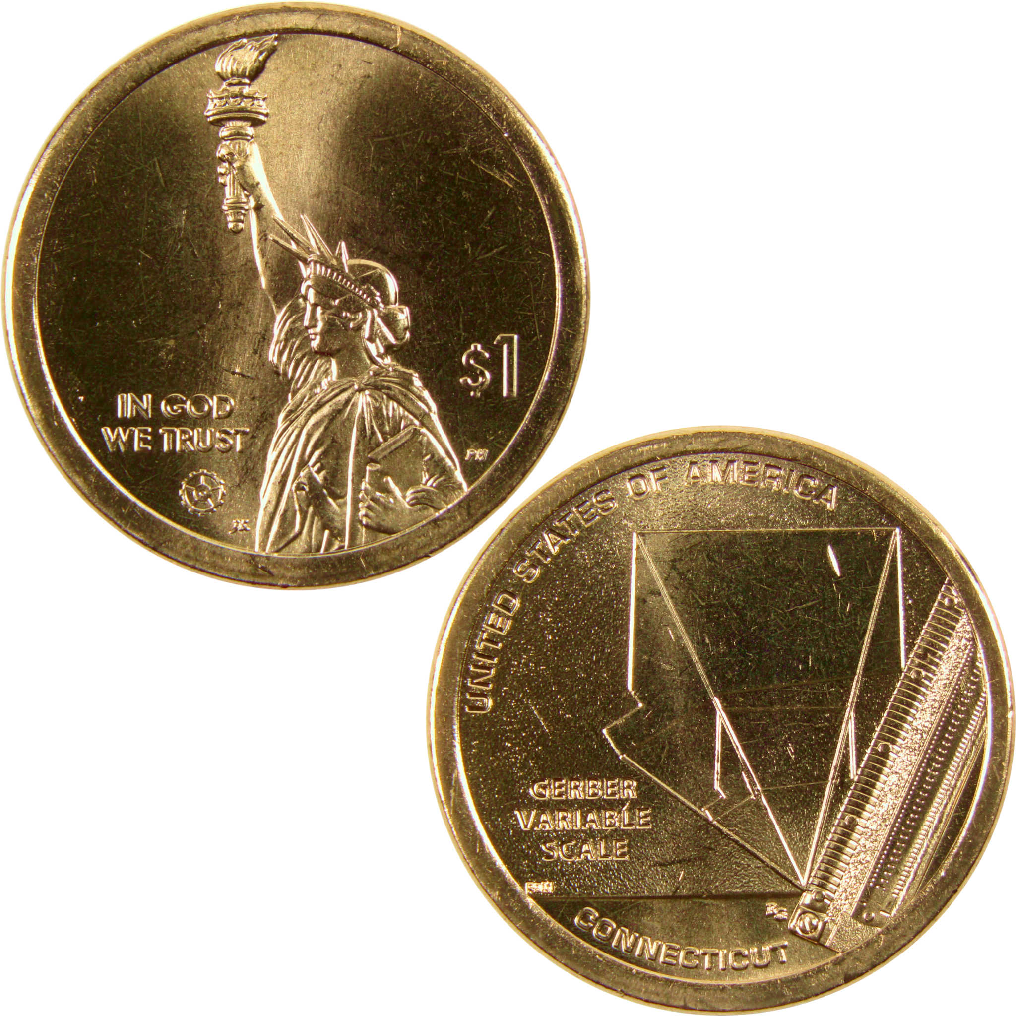 2020 P Gerber Variable Scale American Innovation Dollar Uncirculated