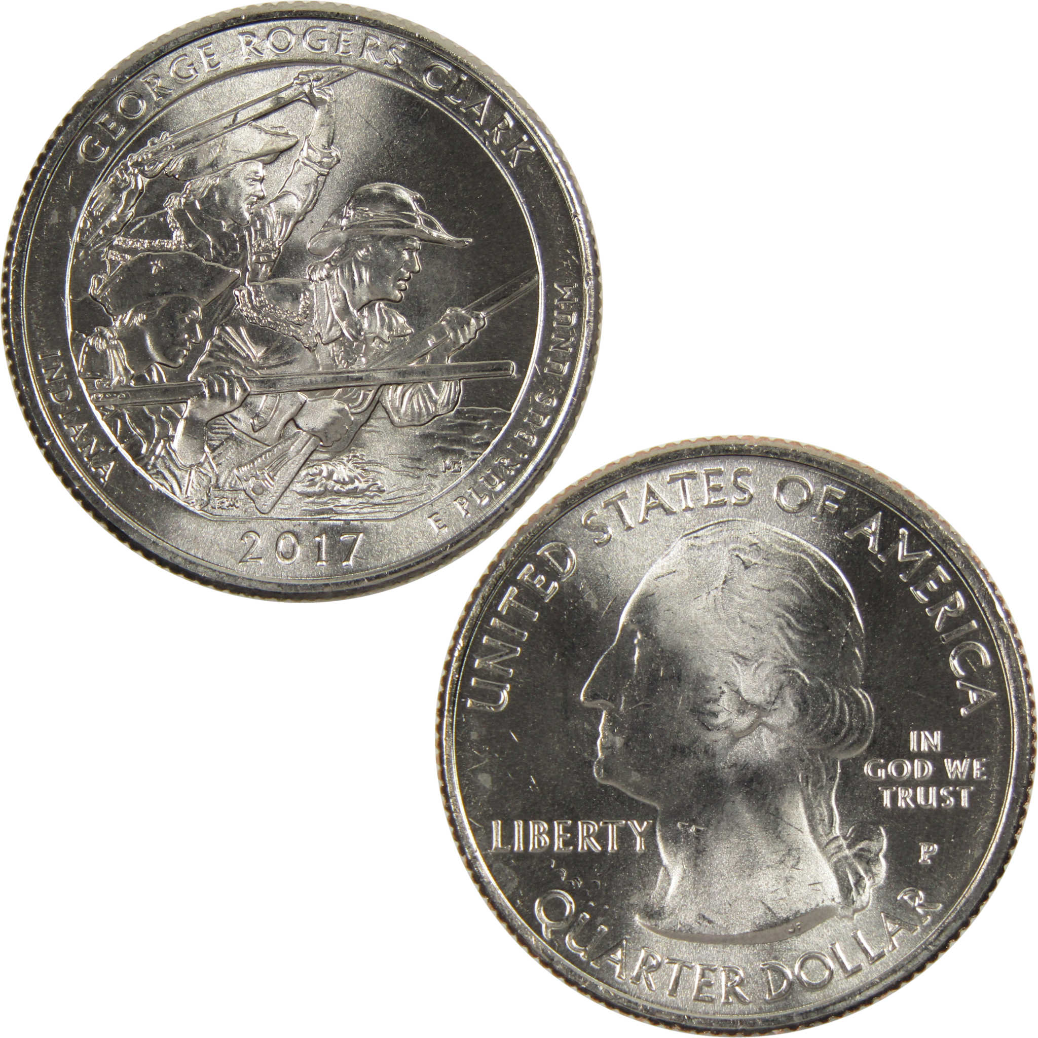 2017 P George Rogers Clark NHP National Park Quarter Uncirculated Clad