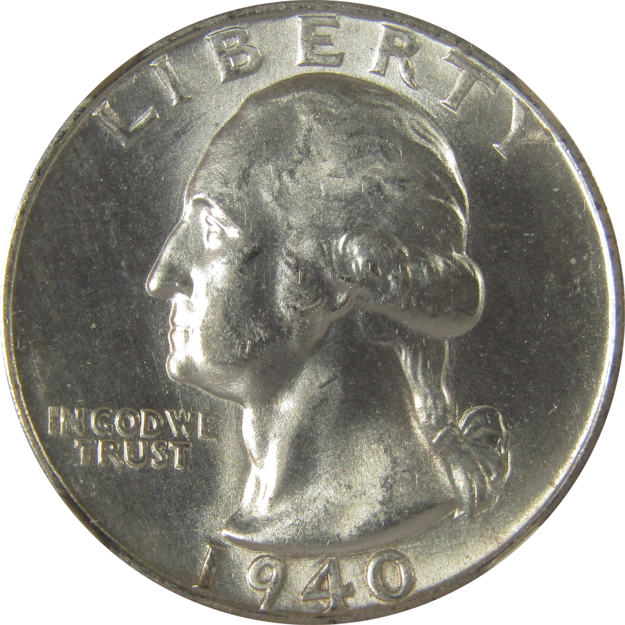 1940 D Washington Quarter MS 64 NGC Original Bag Fragment SKU:I22601