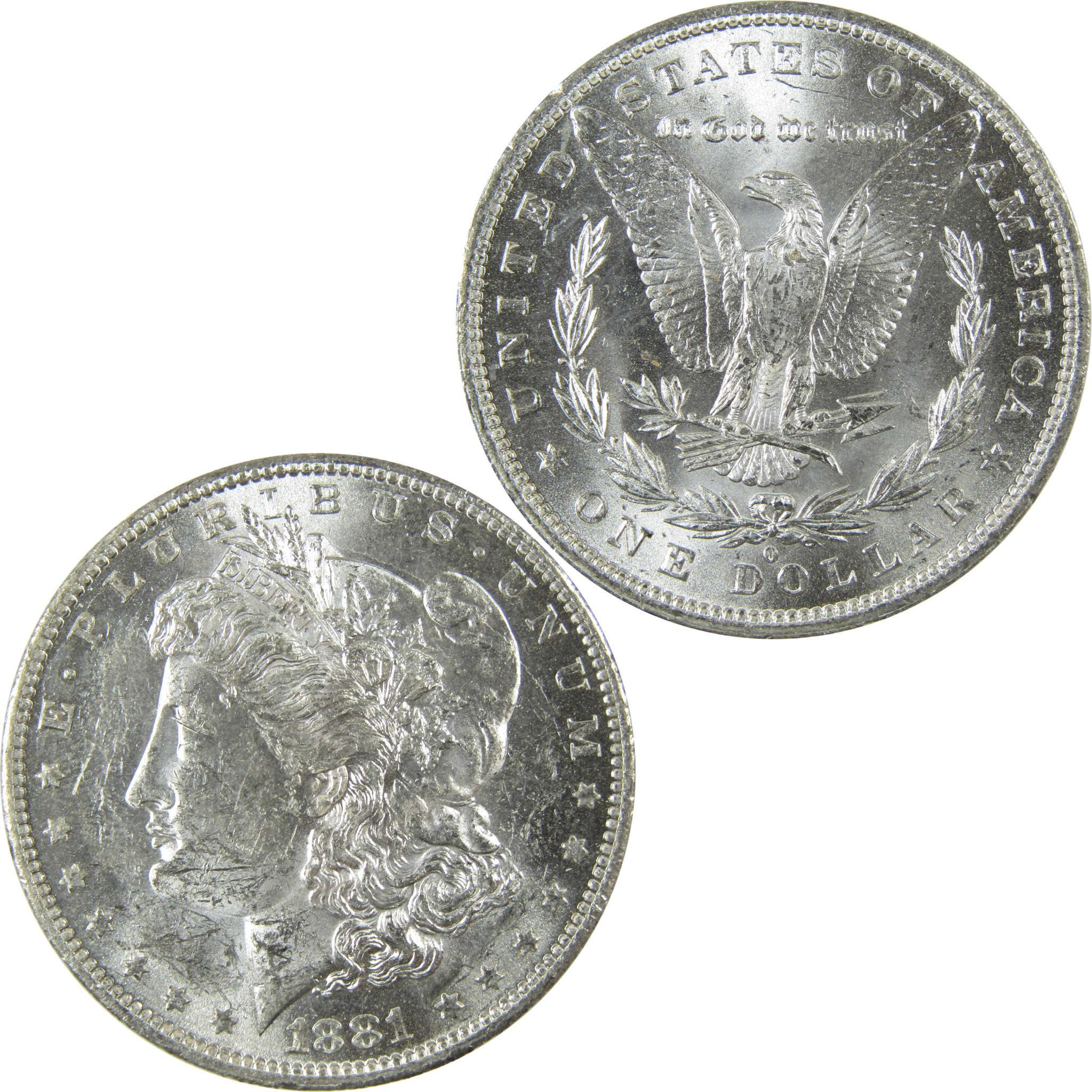 1881 O Morgan Silver Dollar Uncirculated Mint State $1 Coin SKU:I27698 - Morgan coin - Morgan silver dollar - Morgan silver dollar for sale - Profile Coins & Collectibles
