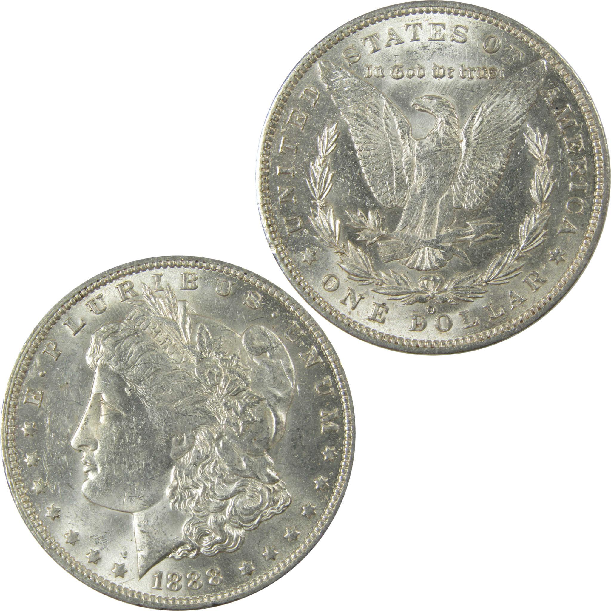 1888 O Morgan Silver Dollar Uncirculated Mint State $1 Coin SKU:I25891 - Morgan coin - Morgan silver dollar - Morgan silver dollar for sale - Profile Coins & Collectibles