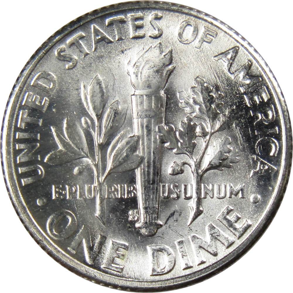 1953 S Roosevelt Silver Dime Uncirculated Mint State 10c Coin