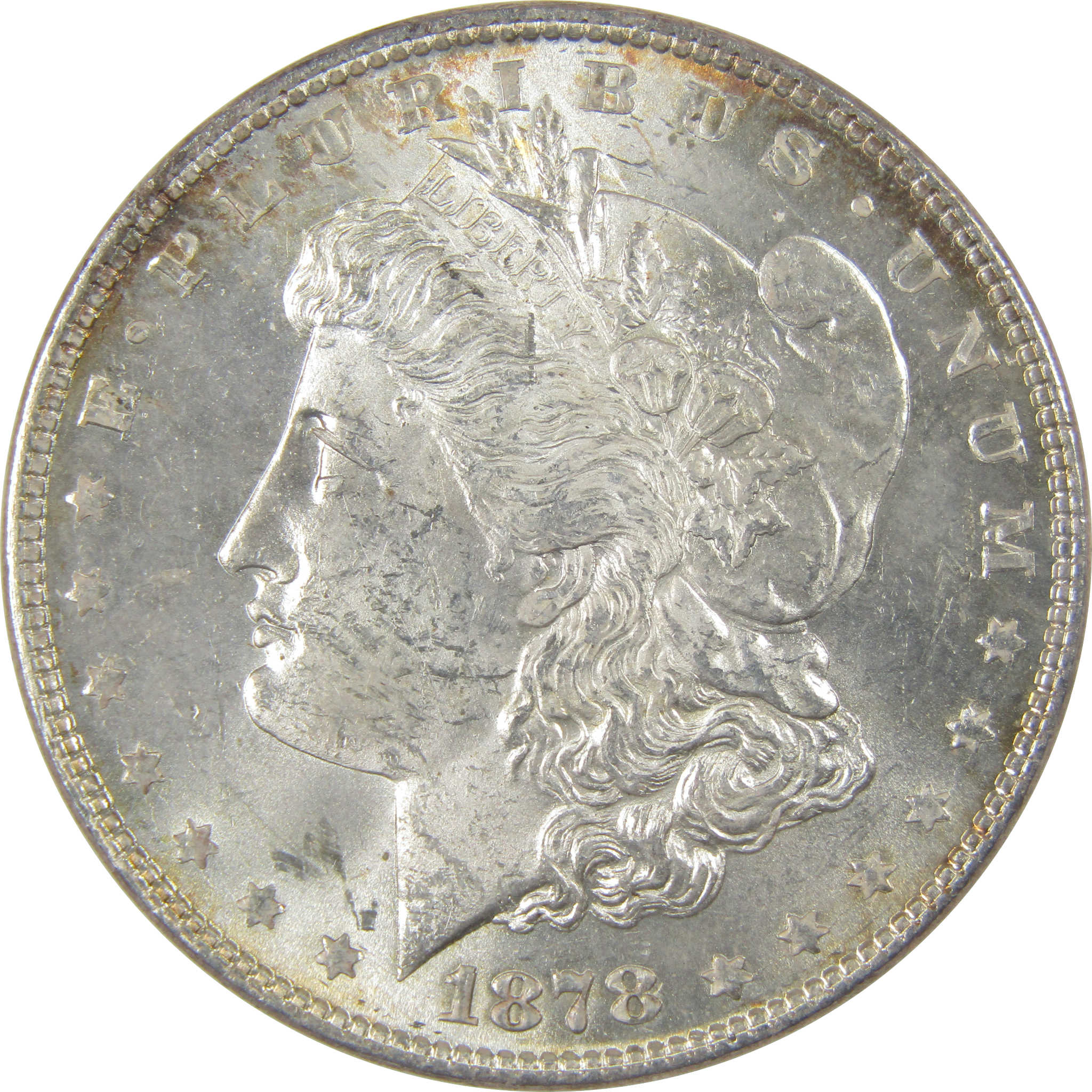 1878 7/8TF Strong Morgan Dollar Uncirculated Silver SKU:I23825 - Morgan coin - Morgan silver dollar - Morgan silver dollar for sale - Profile Coins & Collectibles