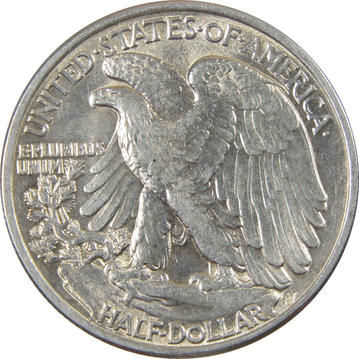 1942 Liberty Walking Silver 50c Borderline Uncirculated SKU:I28681