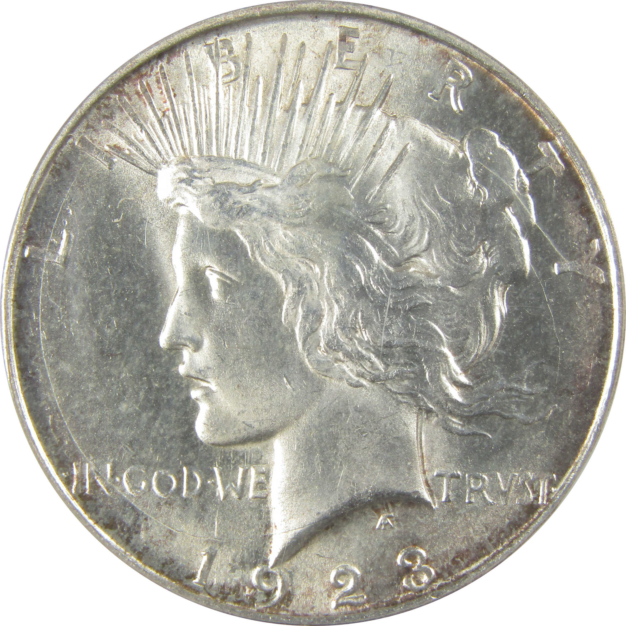 1923 D Peace Dollar MS 63 PCGS Silver Uncirculated $1 Coin SKU:I20580