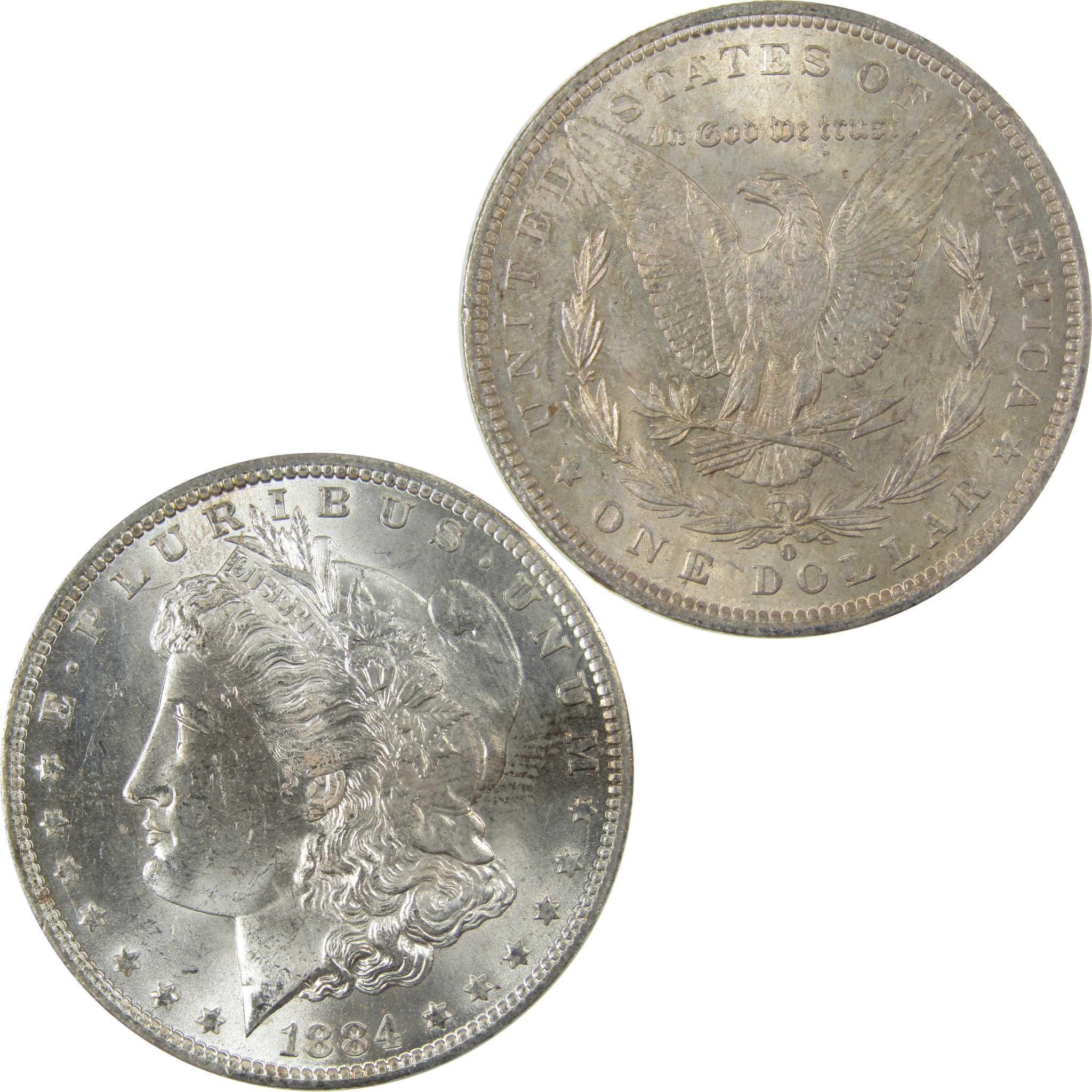 1884 O Morgan Silver Dollar Uncirculated Mint State $1 Coin SKU:I24511 - Morgan coin - Morgan silver dollar - Morgan silver dollar for sale - Profile Coins & Collectibles