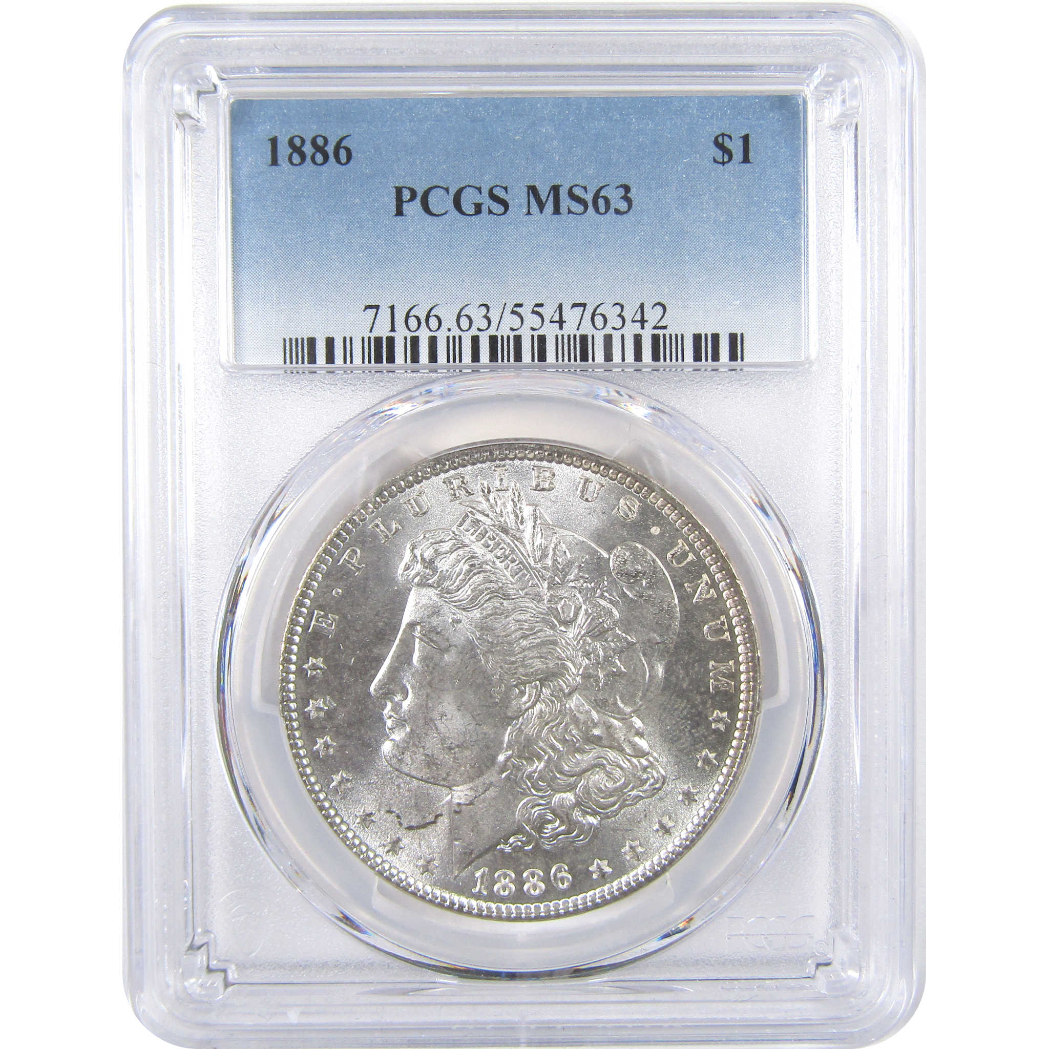 1886 Morgan Dollar MS 63 PCGS Silver Uncirculated $1 Coin SKU:I18897 - Morgan coin - Morgan silver dollar - Morgan silver dollar for sale - Profile Coins & Collectibles