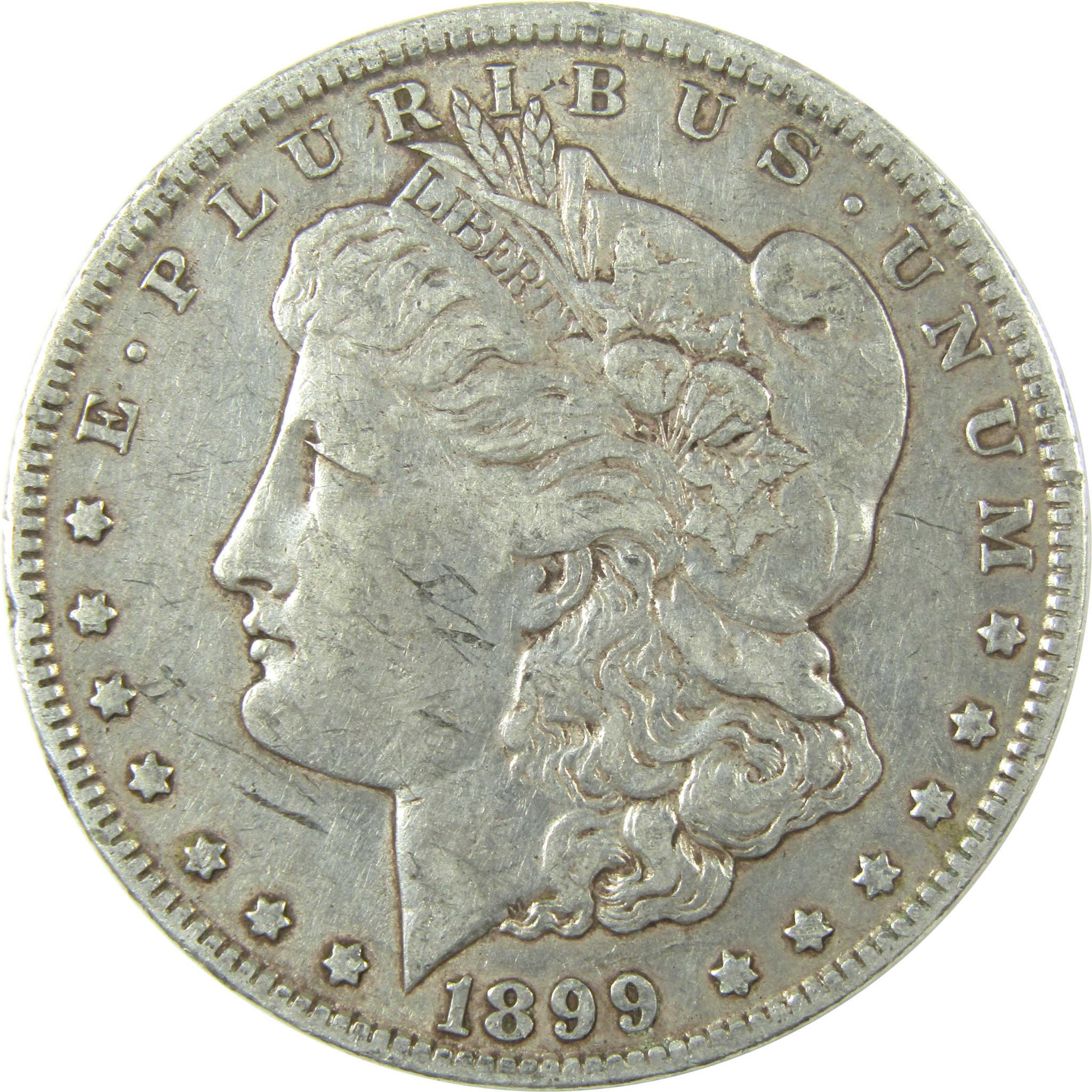 1899 O Micro O Morgan Silver Dollar VF Very Fine $1 Coin SKU:I24744 - Morgan coin - Morgan silver dollar - Morgan silver dollar for sale - Profile Coins & Collectibles