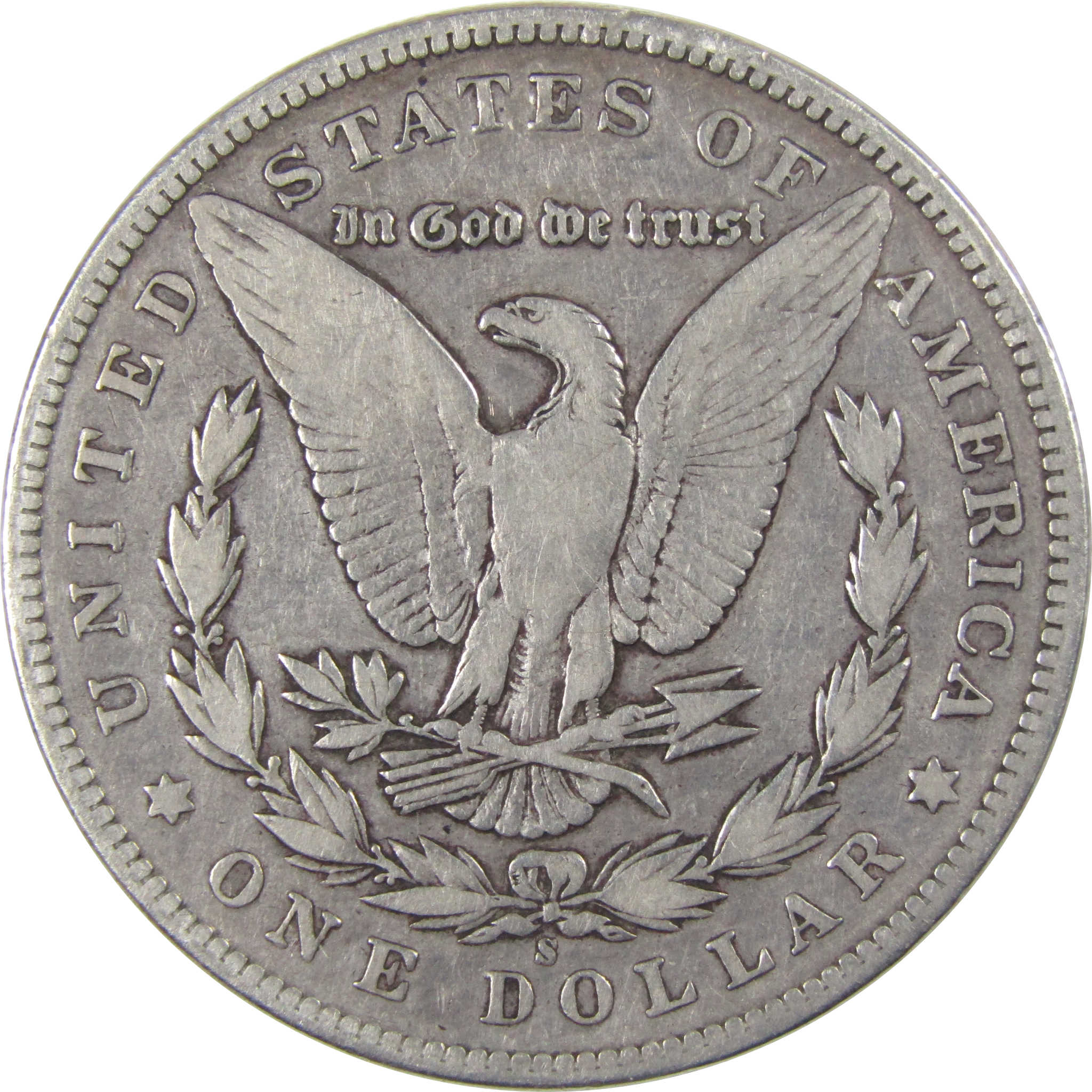 1895 S Morgan Dollar F Fine Silver $1 Coin SKU:I23909 - Morgan coin - Morgan silver dollar - Morgan silver dollar for sale - Profile Coins & Collectibles