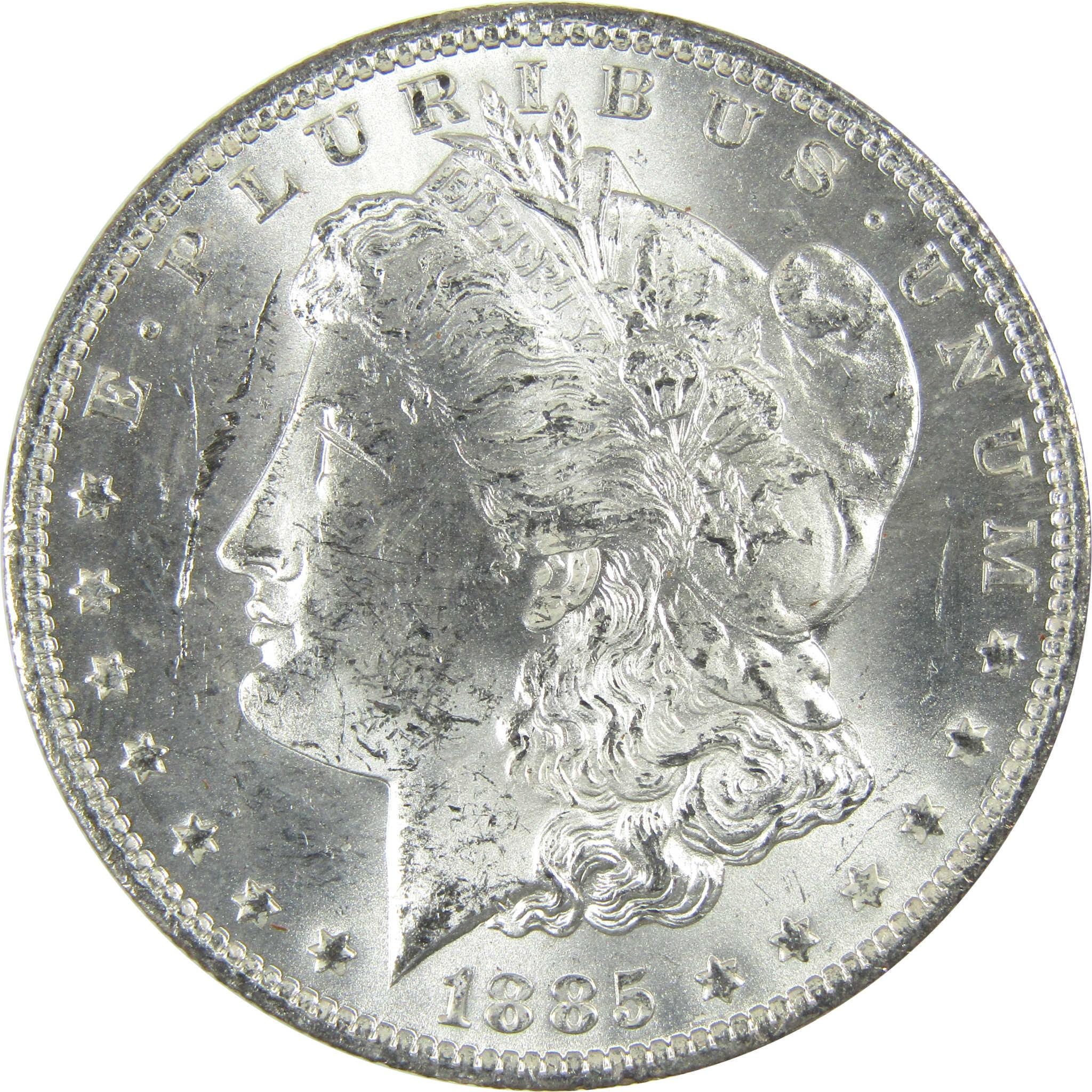 1885 O Morgan Silver Dollar Uncirculated Mint State $1 Coin SKU:I27466 - Morgan coin - Morgan silver dollar - Morgan silver dollar for sale - Profile Coins & Collectibles