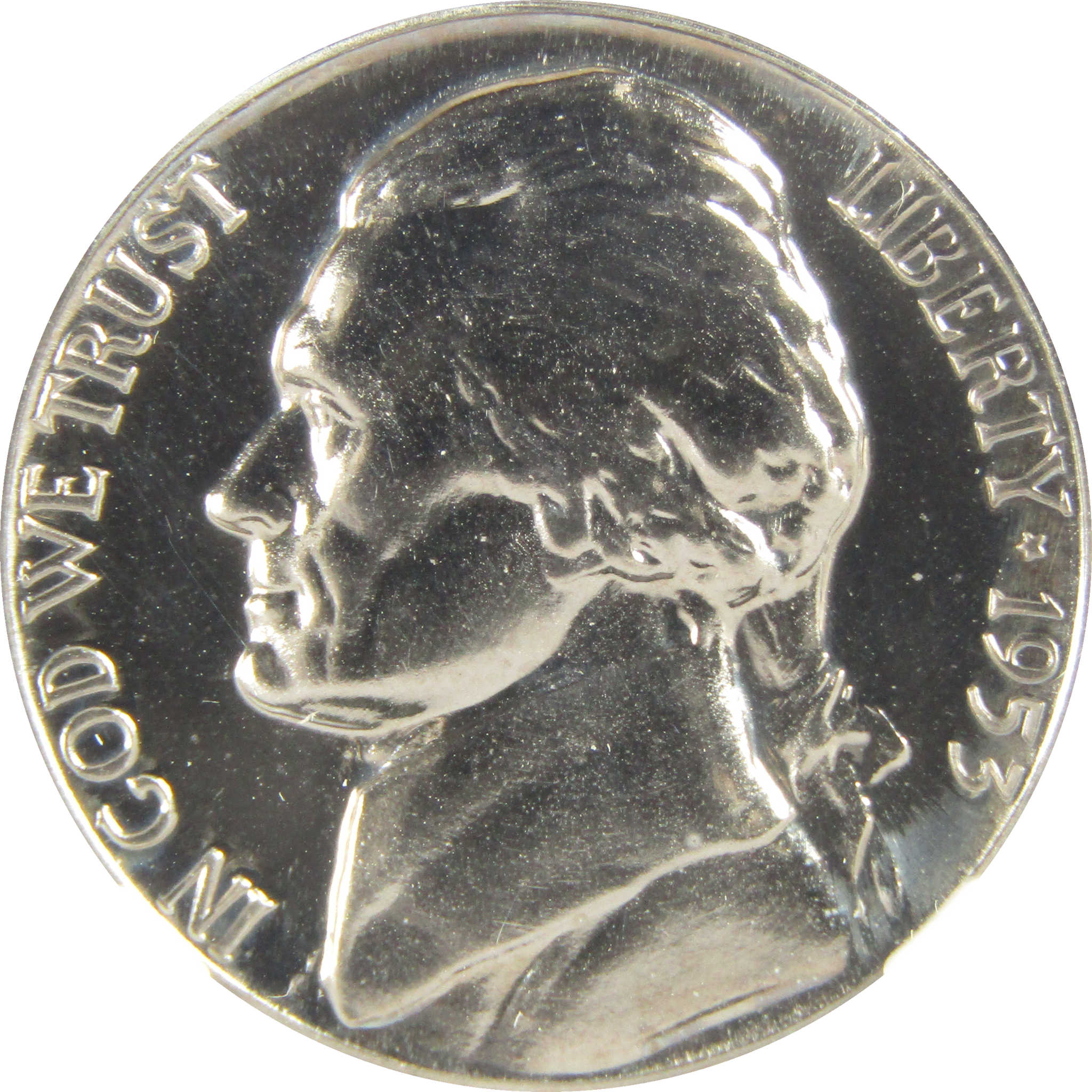 1953 Jefferson Nickel PF 68 NGC Proof 5c Coin Collectible SKU:I27367