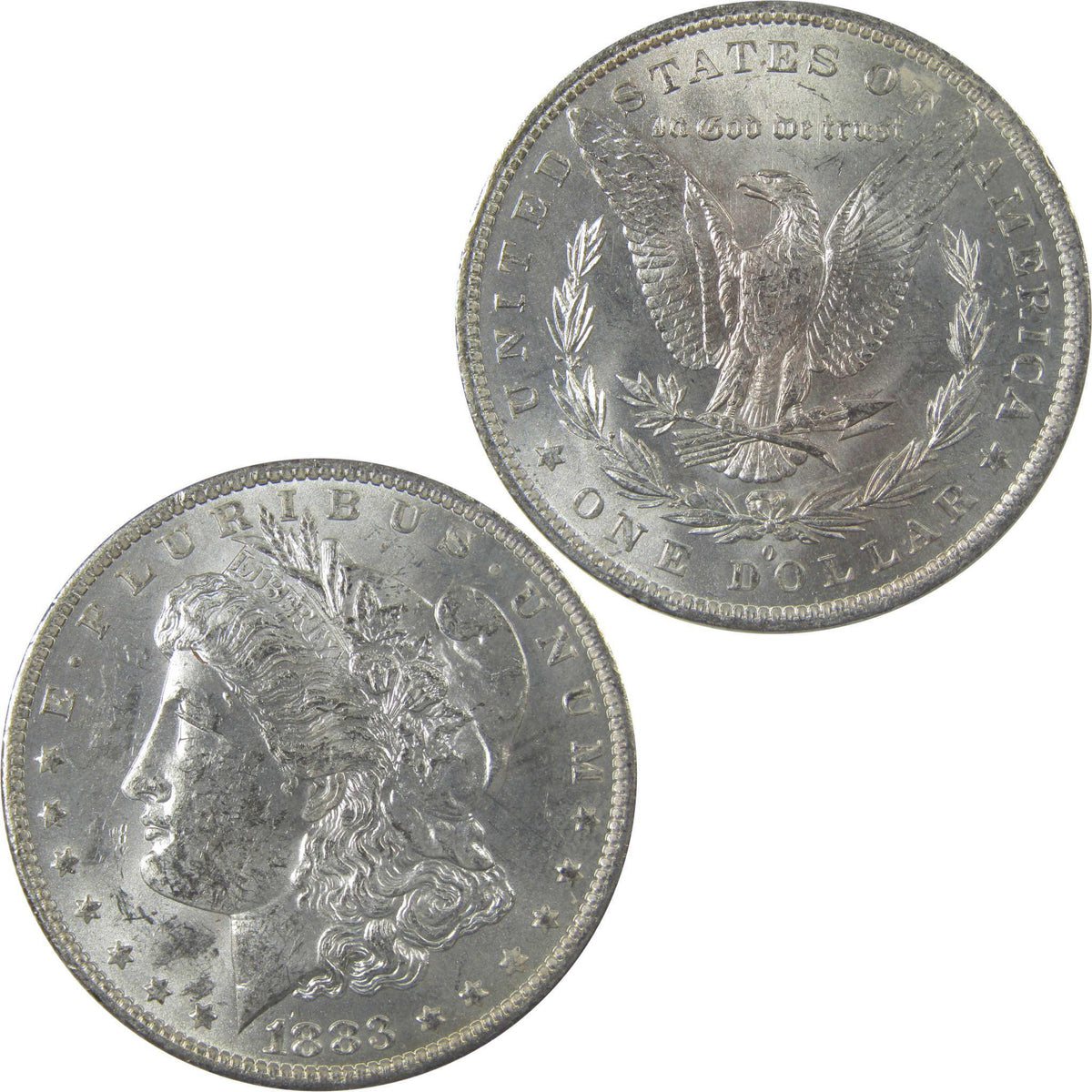 1883 O Morgan Silver Dollar Uncirculated Mint State Toned SKU:I24834