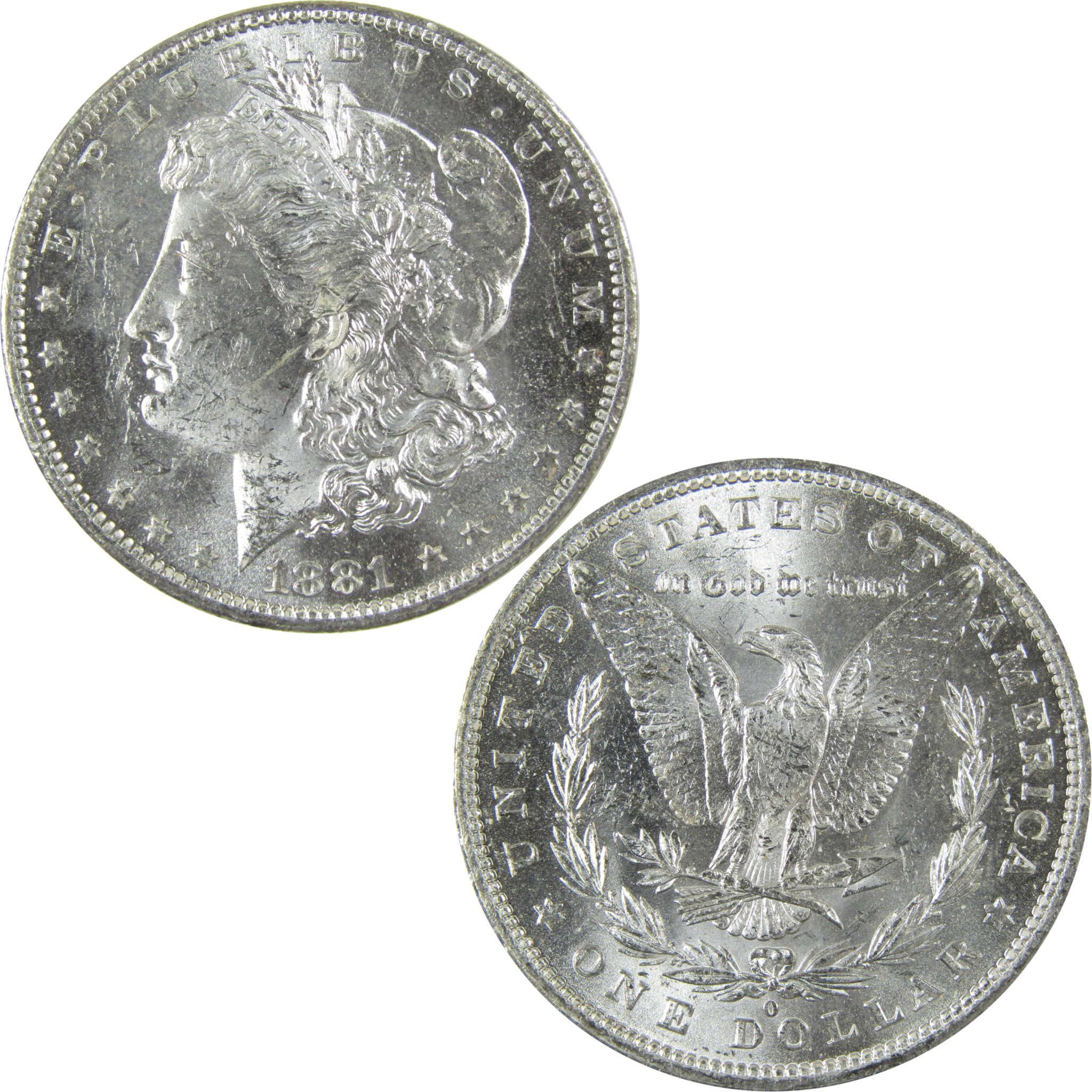 1881 O Morgan Silver Dollar Uncirculated Mint State $1 Coin SKU:I27701 - Morgan coin - Morgan silver dollar - Morgan silver dollar for sale - Profile Coins & Collectibles