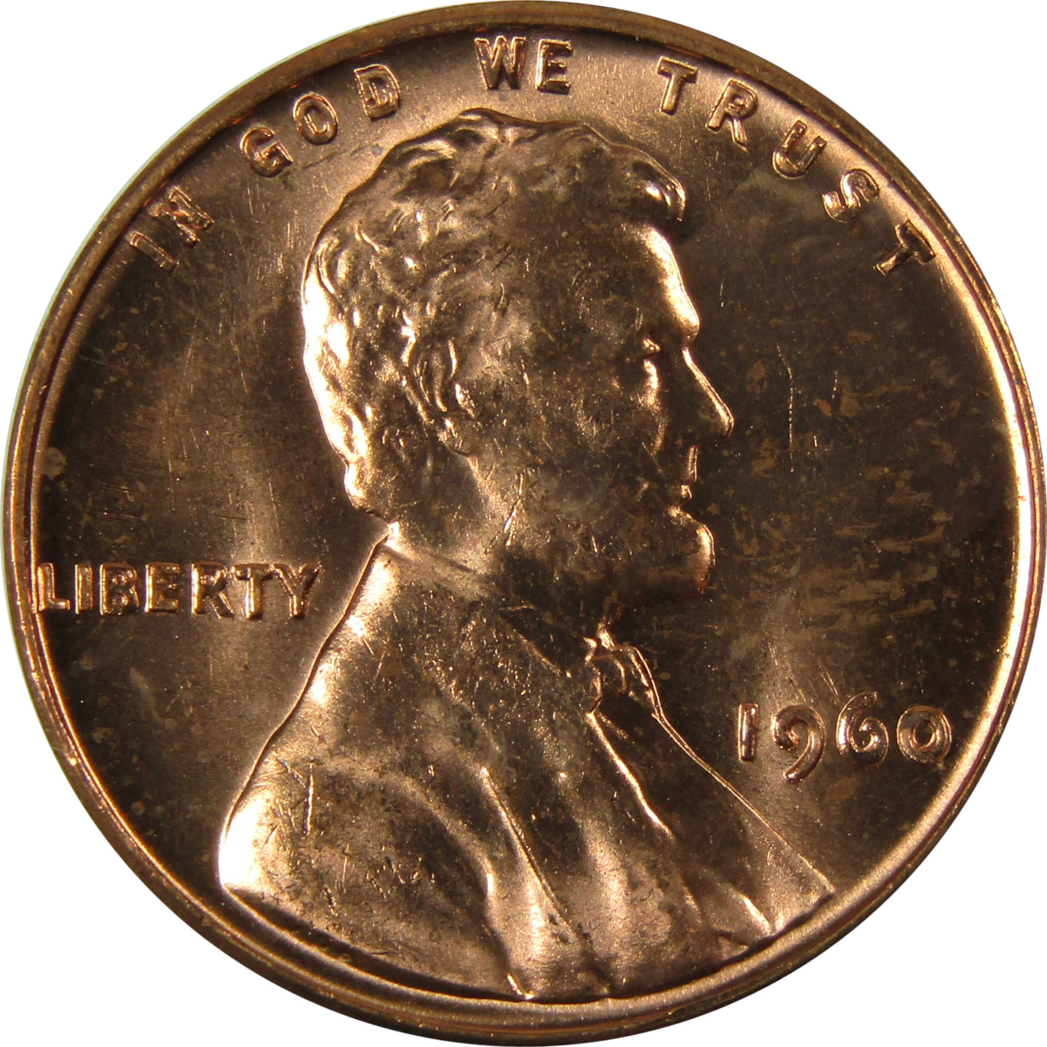1960 Small Date Lincoln Memorial 1c Uncirculated Mint State SKU:I26588