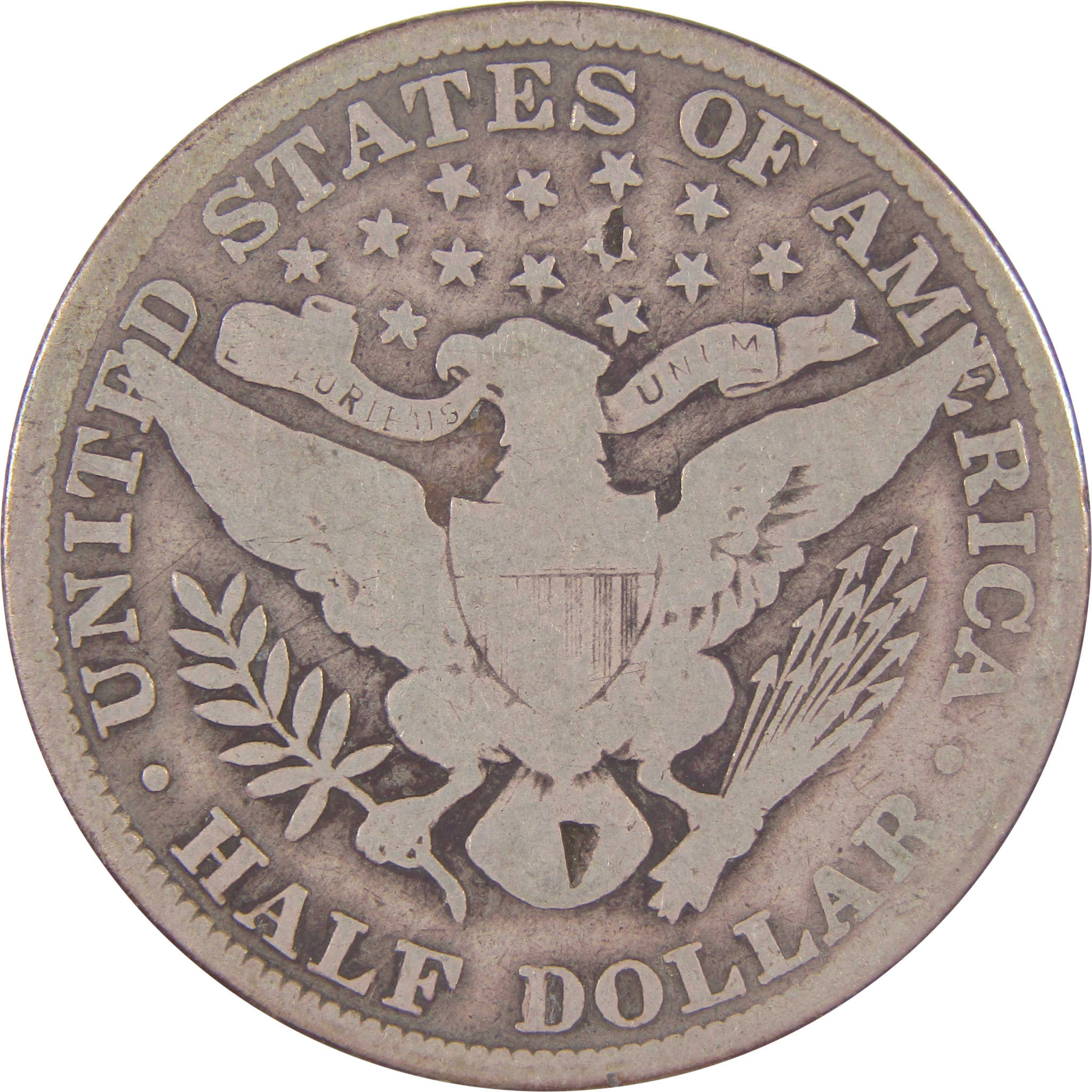 1913 Barber Half Dollar G Good Details Silver 50c Coin SKU:I18780