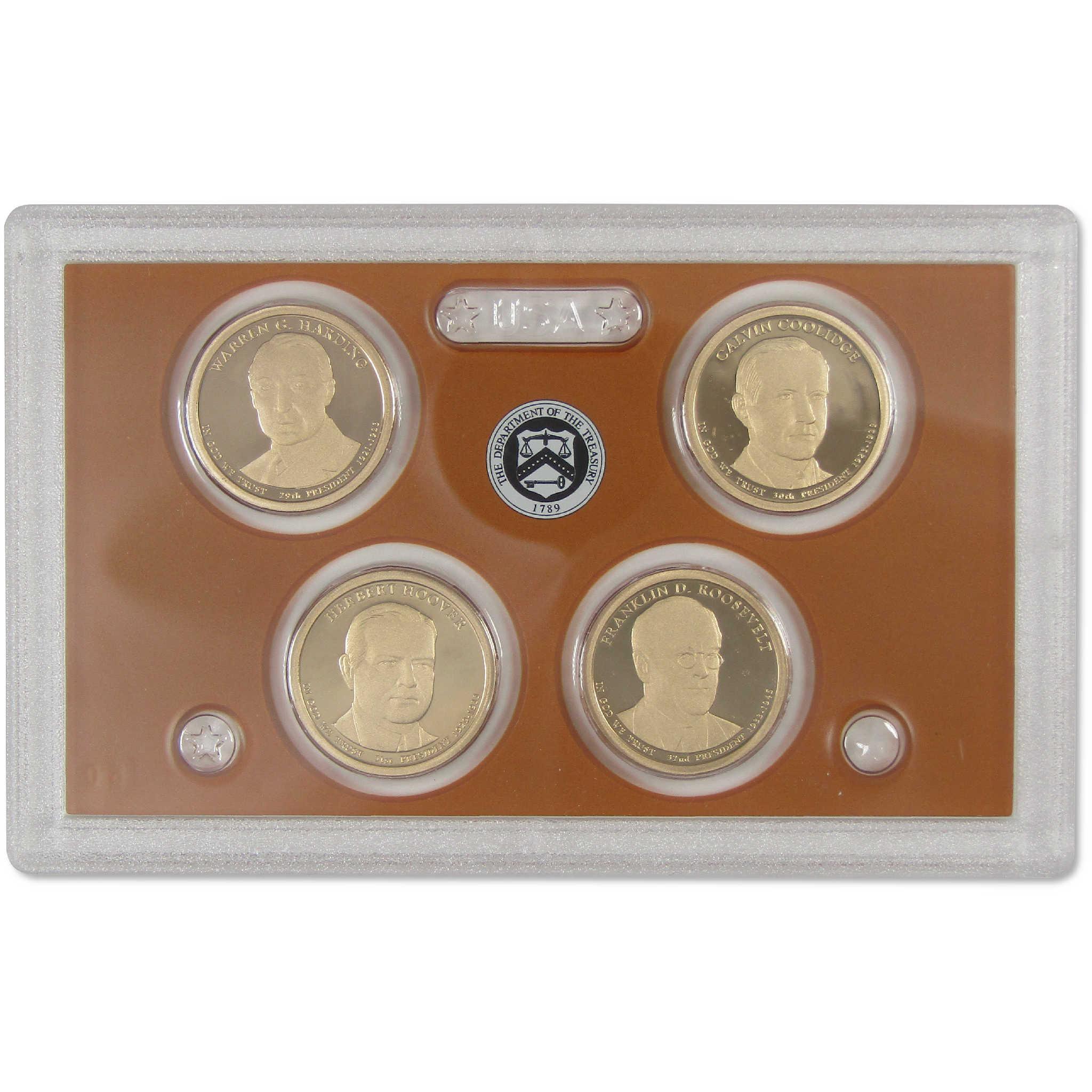 2014 Presidential Dollar Proof Set U.S. Mint Packaging OGP COA