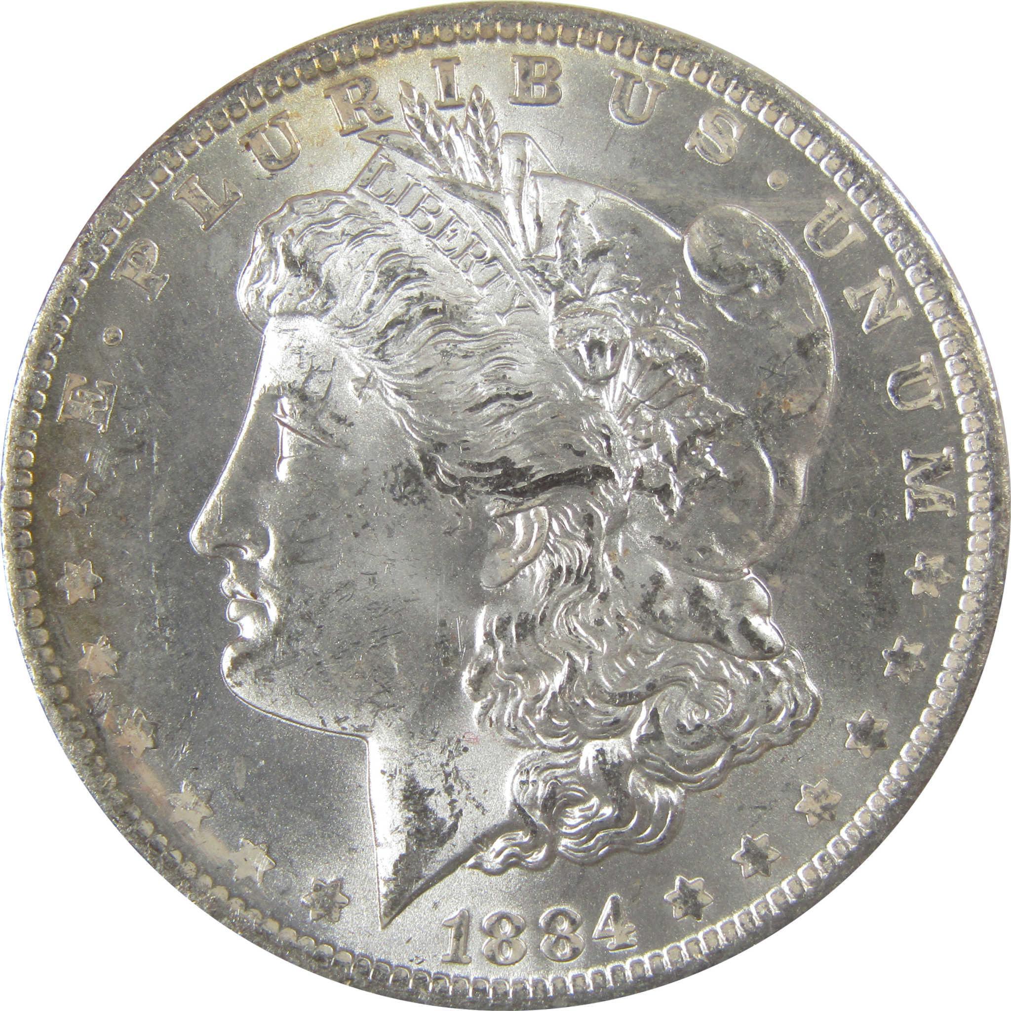 1884 O Morgan Silver Dollar BU Choice Uncirculated Toned SKU:I24167